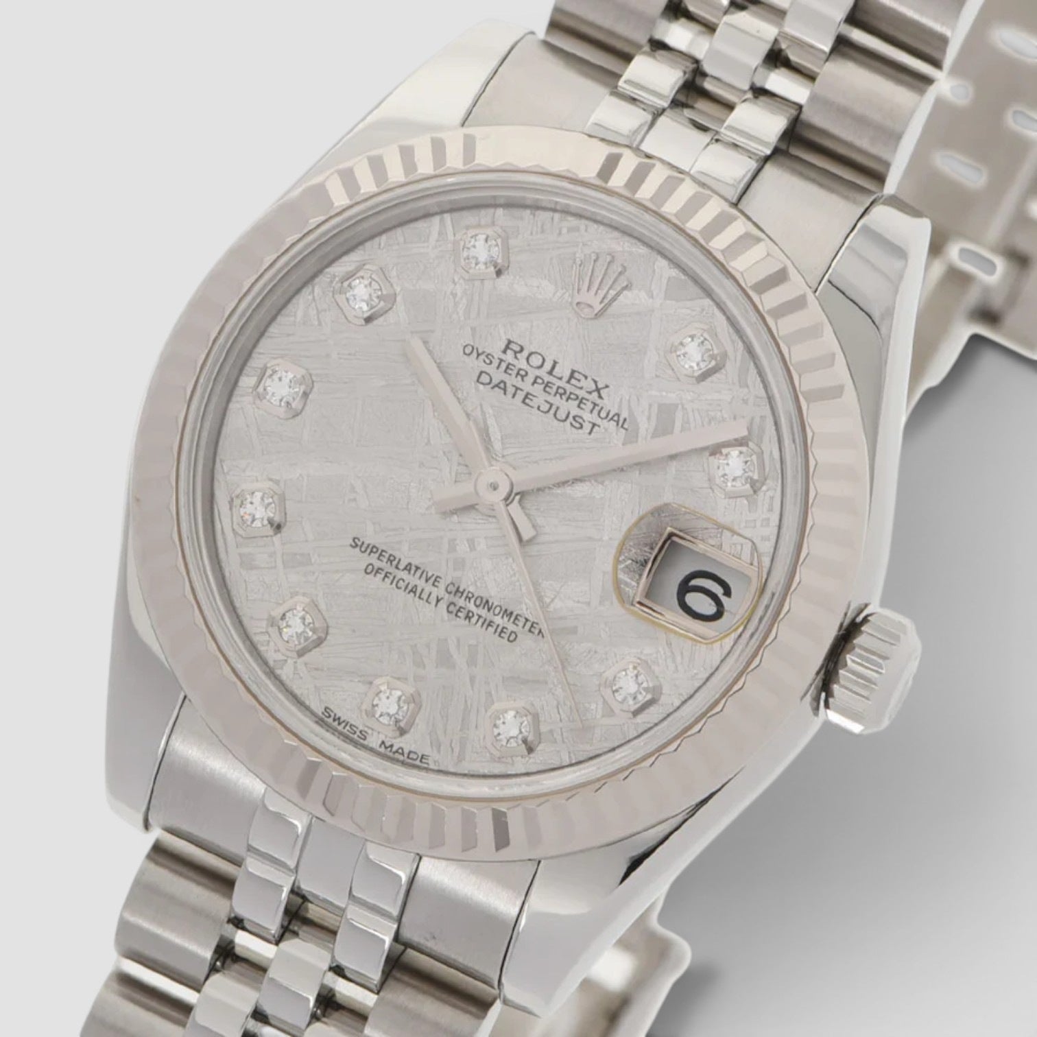 Datejust 31 meteorite diamond dial jubilee