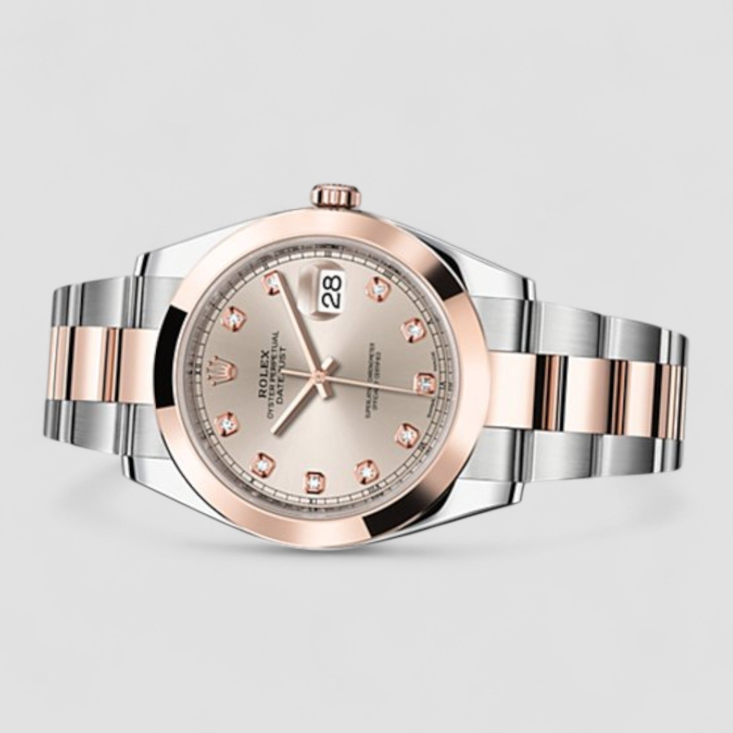Datejust 41 Men's 18K Rose Gold & Steel Watch