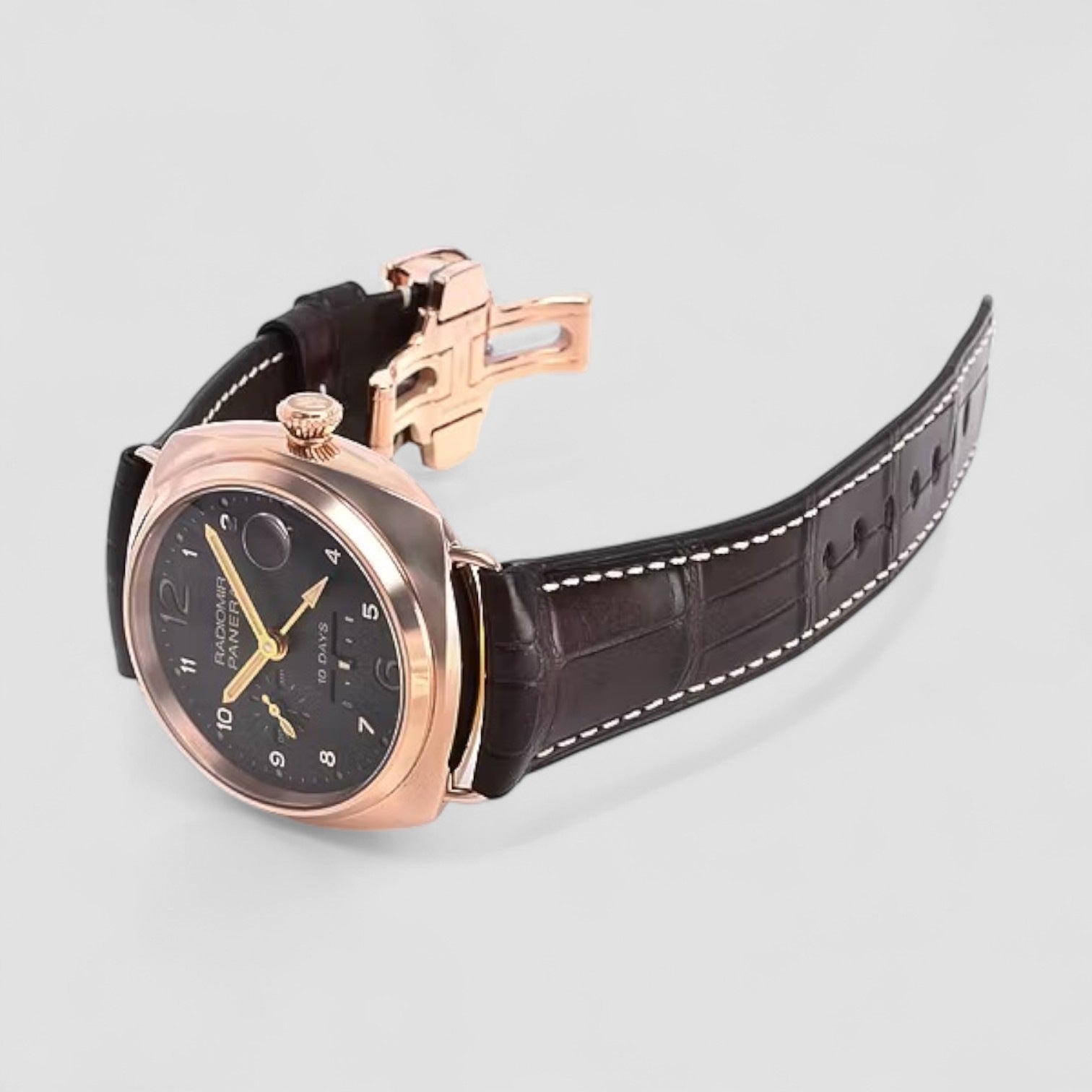 10 days gmt oro rosso automatic rose gold men's watch
