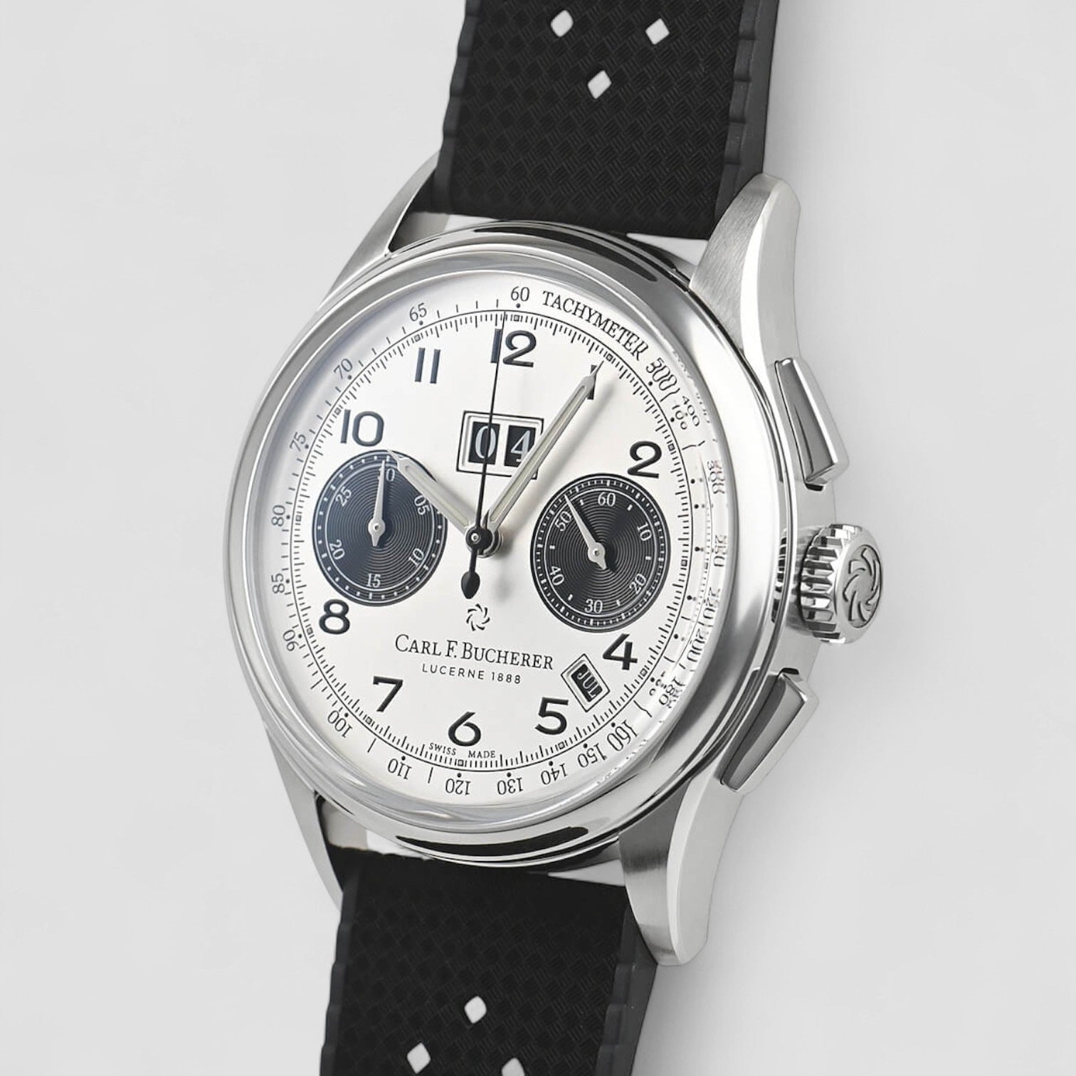 Heritage Chronograph Automatic Silver Dial Unisex Watch