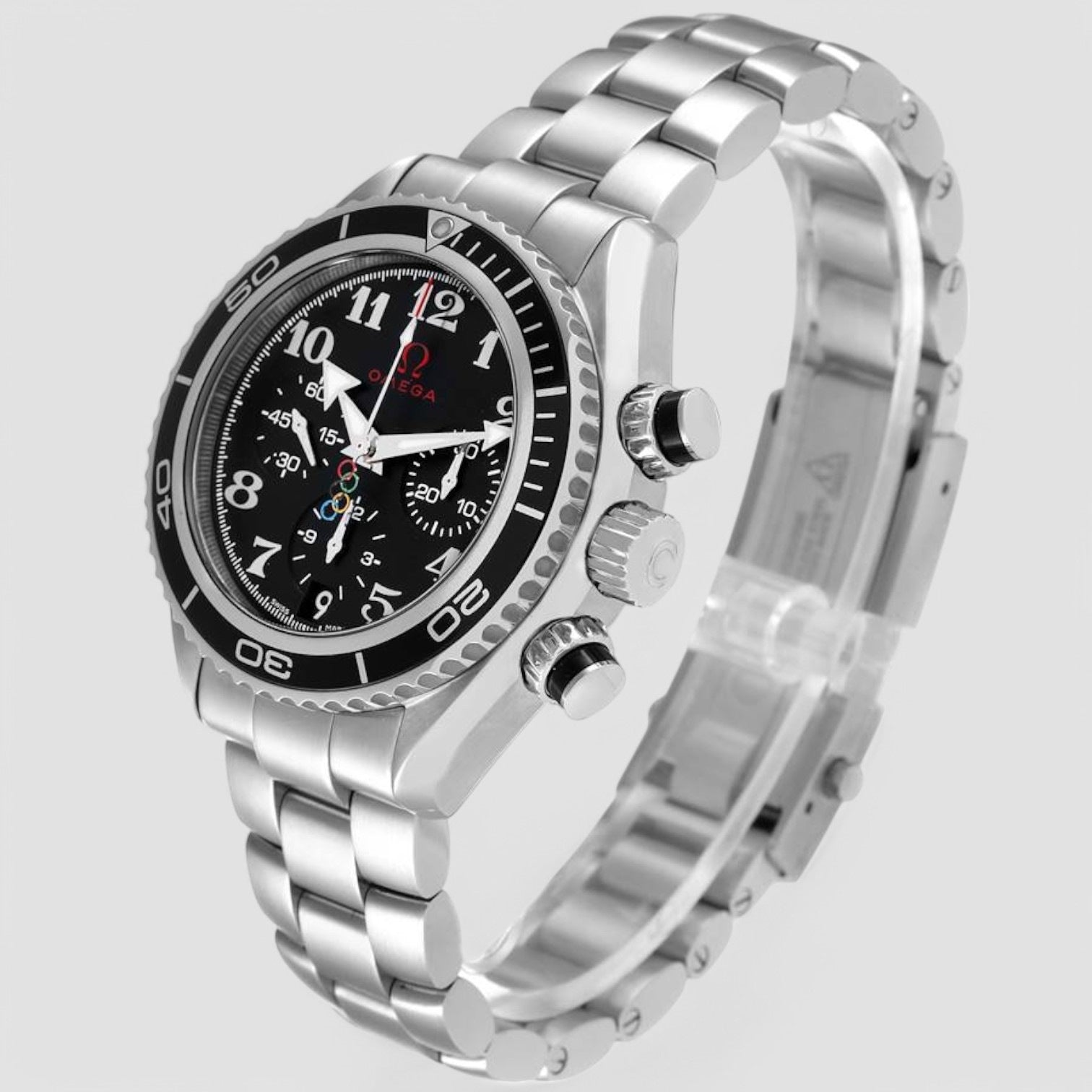 Seamaster Automatic Black Dial Stainless Steel Men's Watch