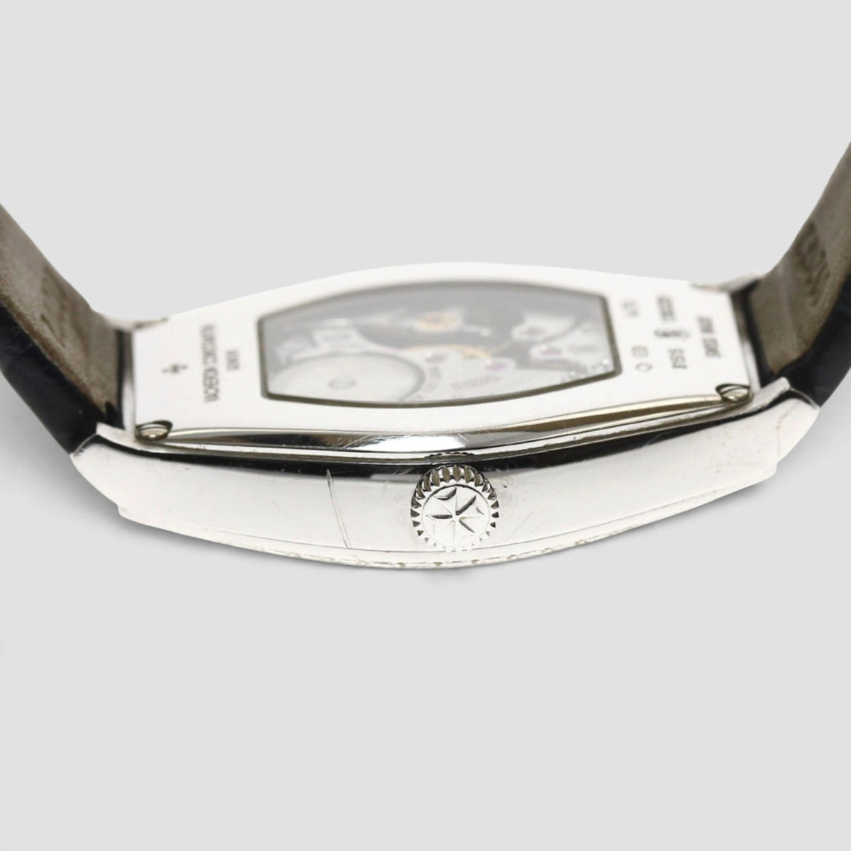 Malte 28 × 38mm Silver Dial 18kt White Gold Diamond Bezel