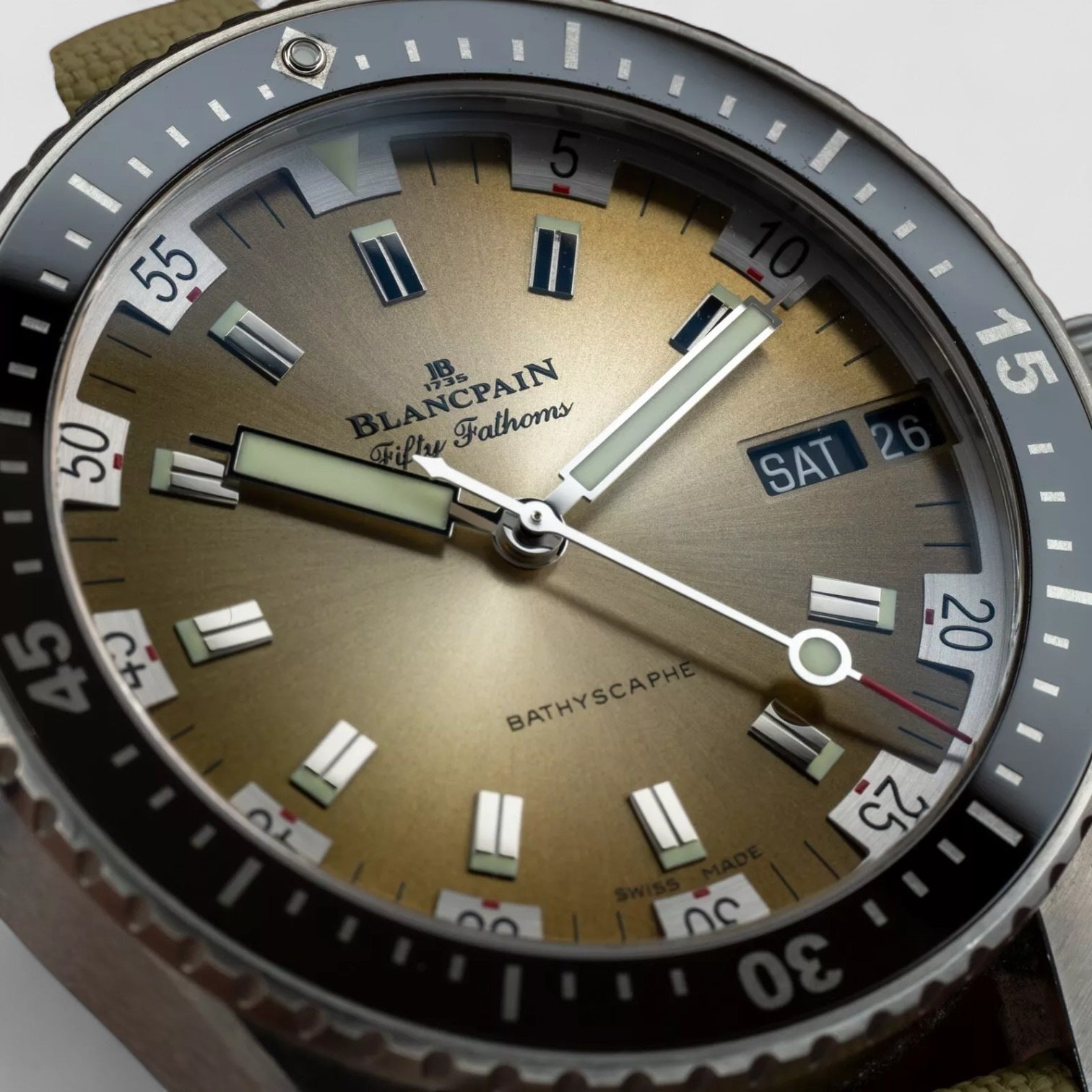 Fifty Fathoms Bathyscaphe Day Date Desert Edition