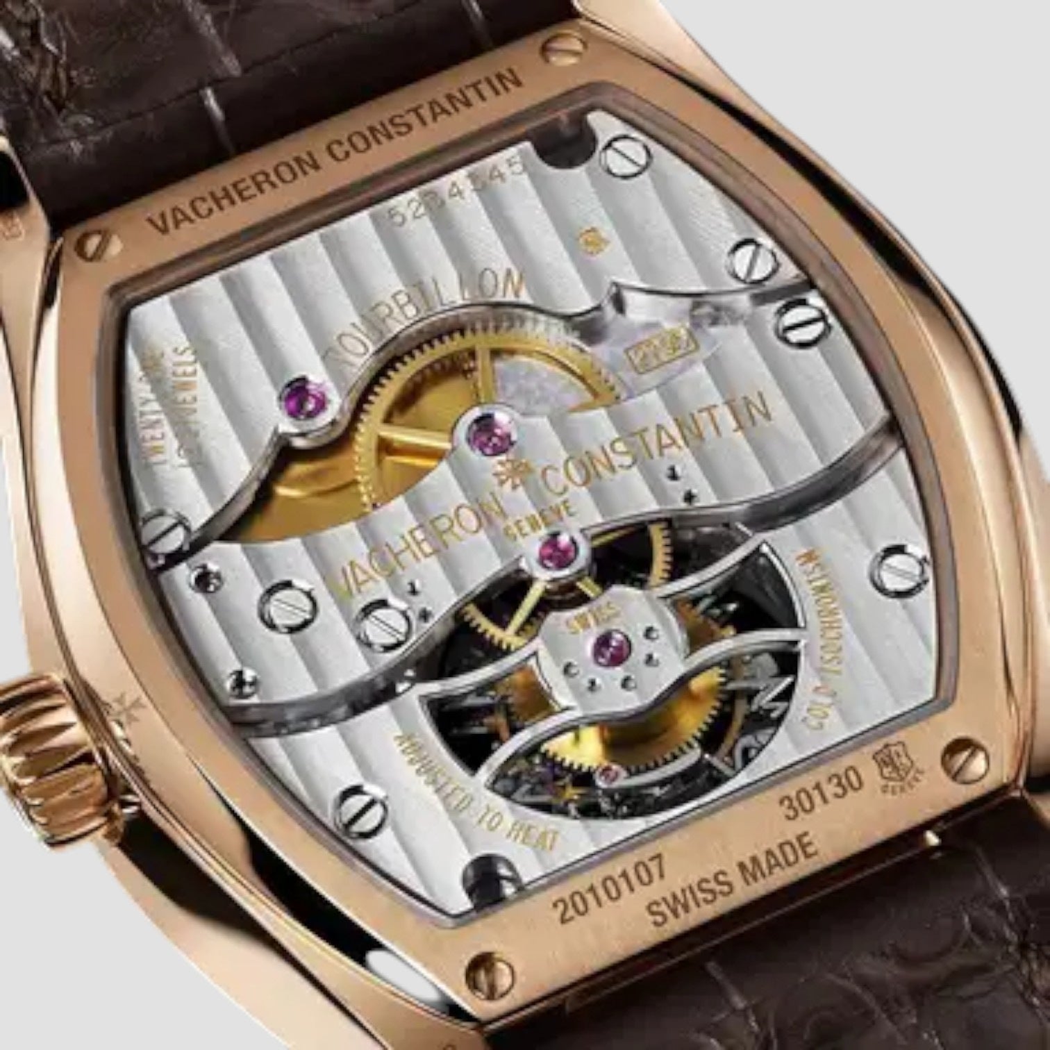 30130 Malte Tourbillon 18K Rose Gold Gray Dial