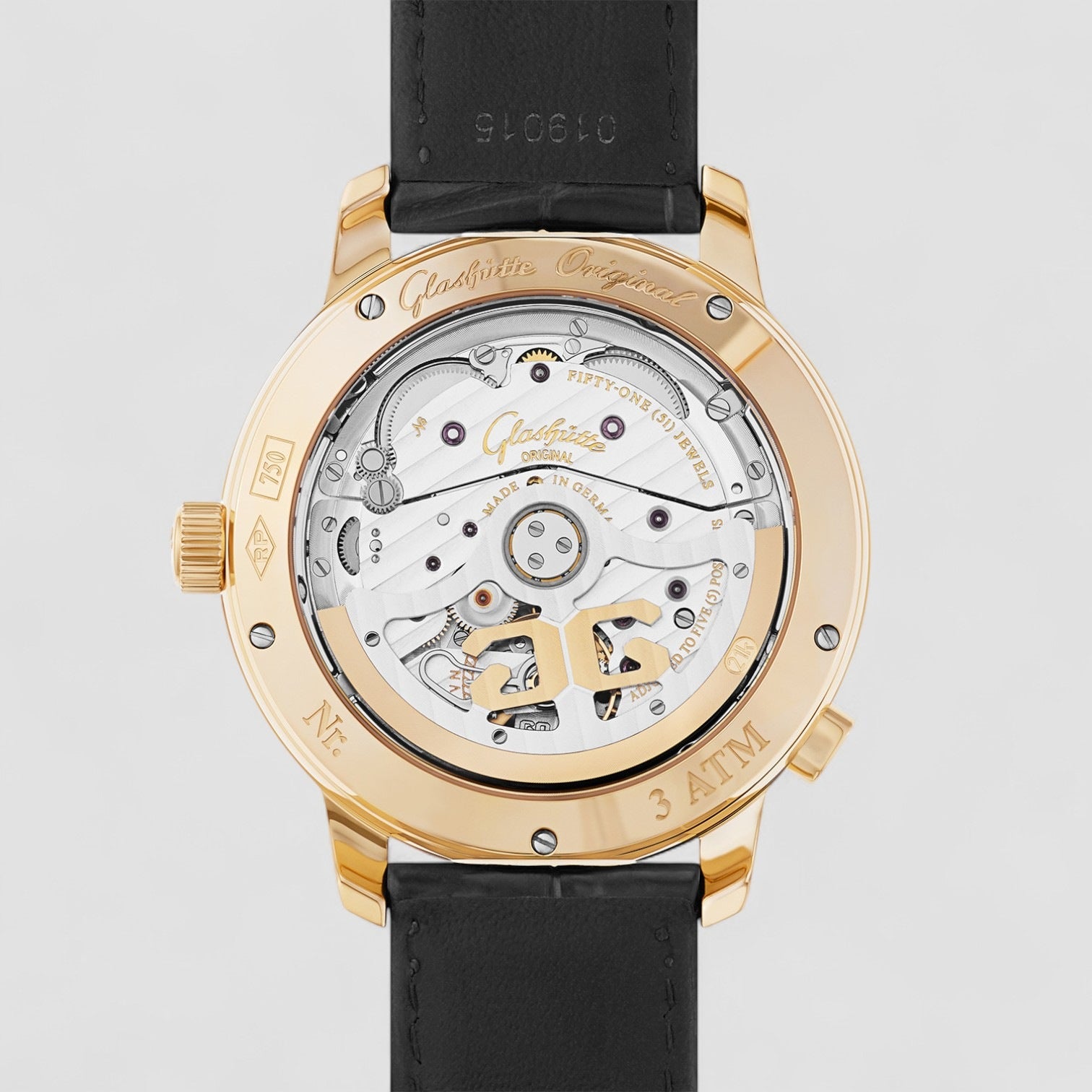 PanoMaticCentral XL Mens Watch 42mm