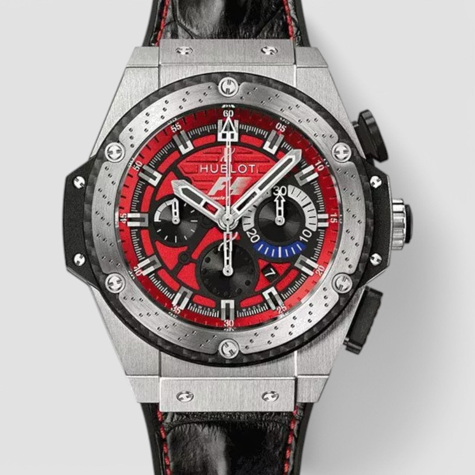 King Power Red 48mm Men's Watch