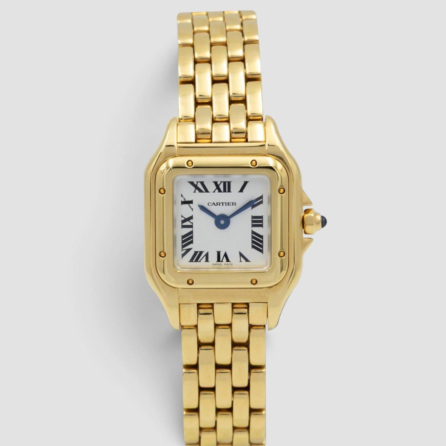Panthère de Cartier 25 x 19mm 18K Yellow Gold Silver Dial