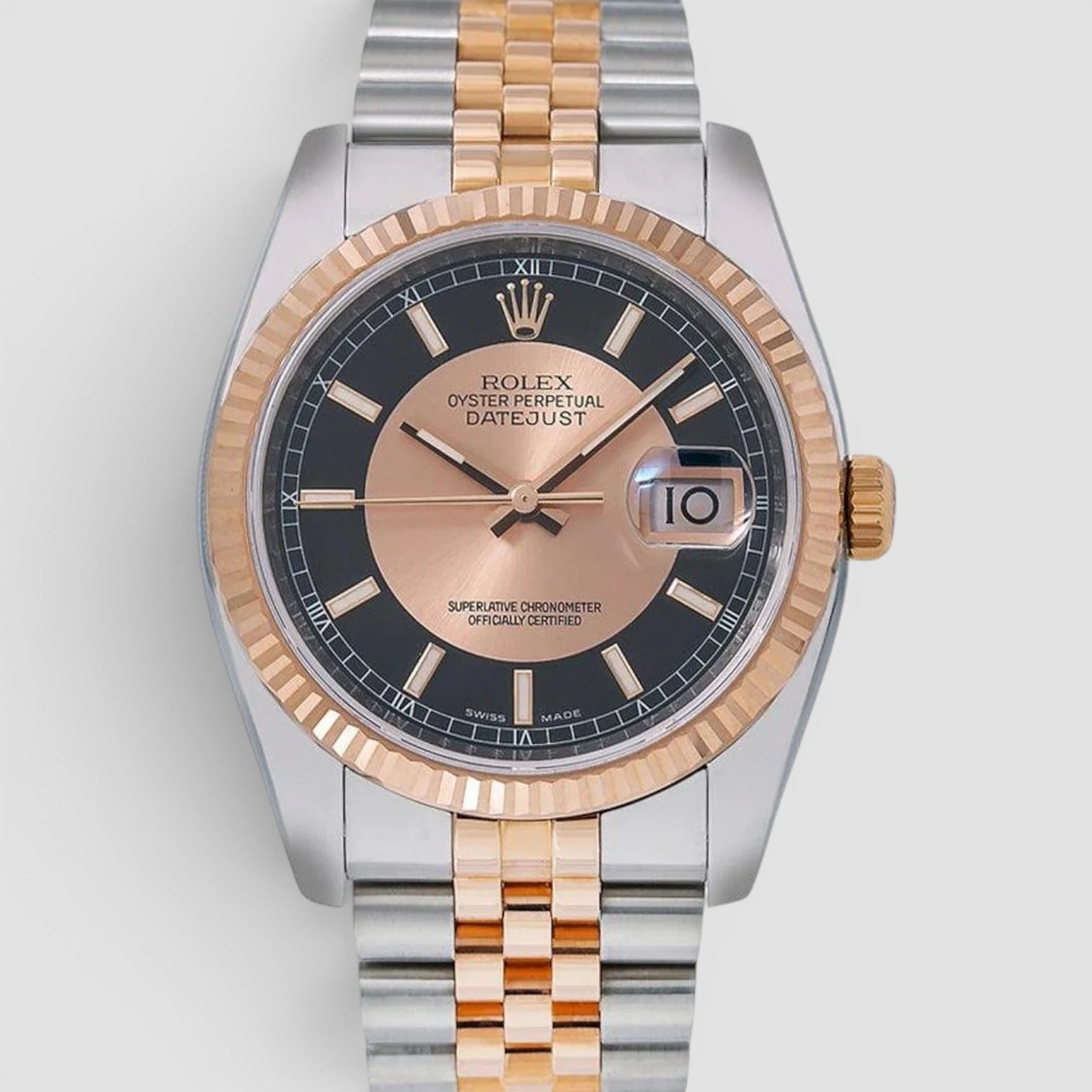 Datejust 36 Black Tuxedo Dial Jubilee