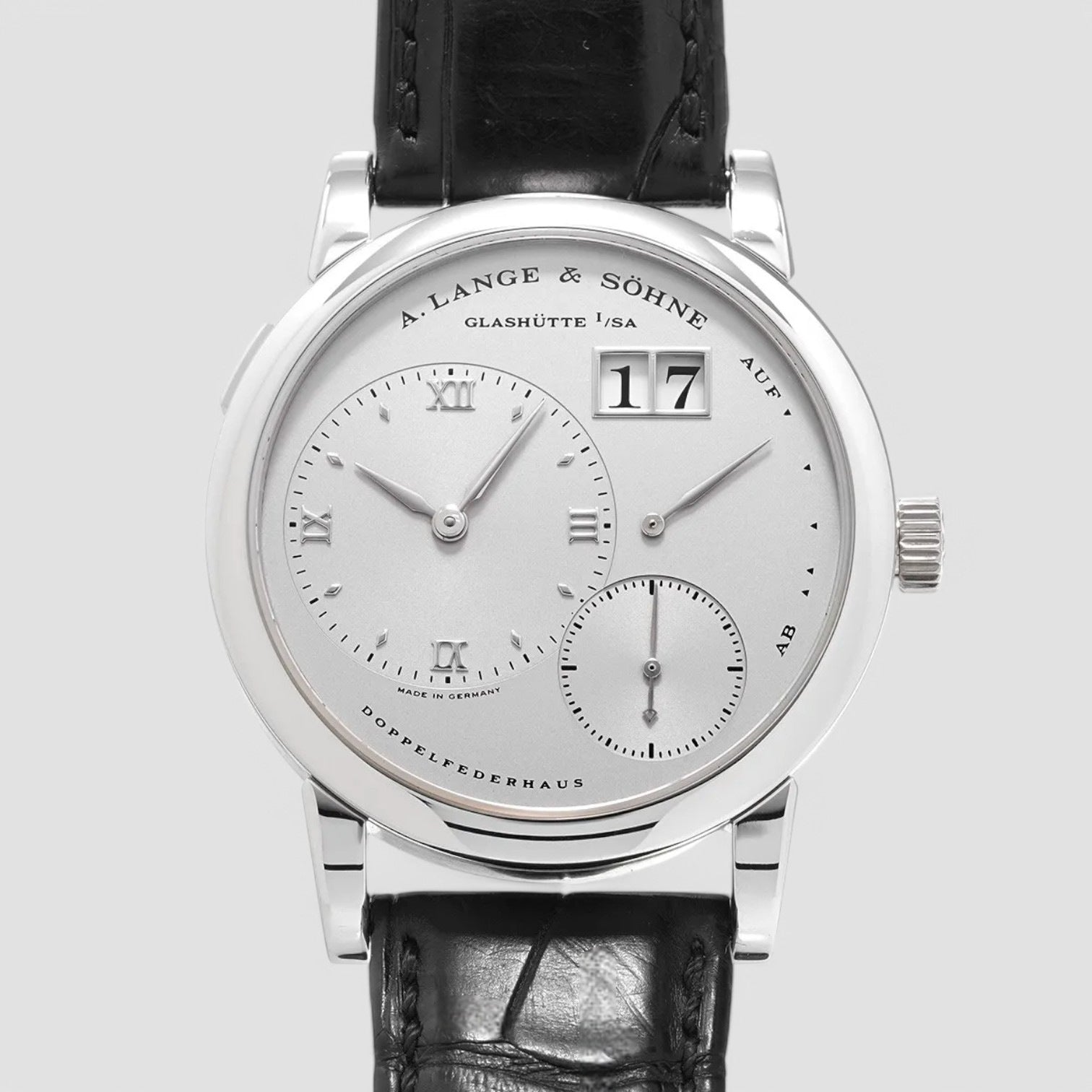 Lange 1 Platinum "STEALTH" Silver Dial