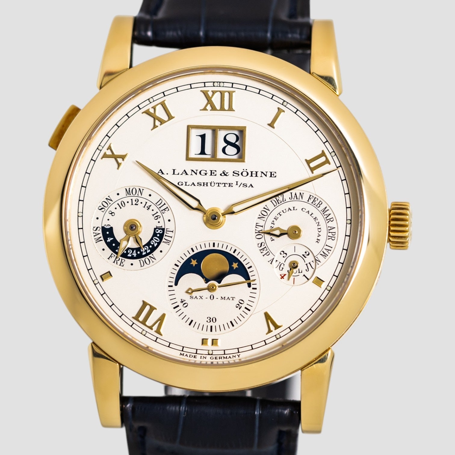 Langematik Perpetual Calendar 18K Yellow Gold