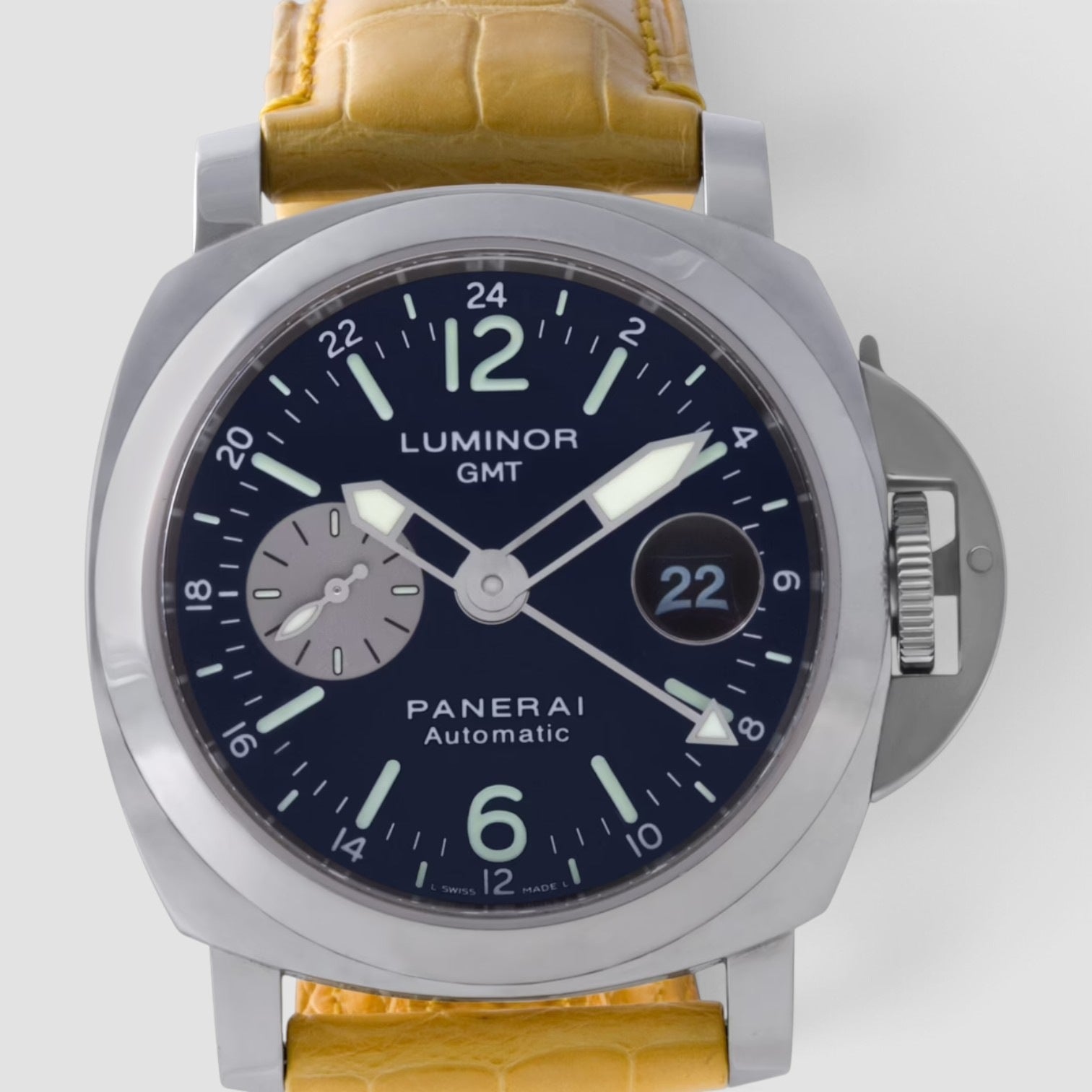 Luminor GMT 44mm Steel Black Dial