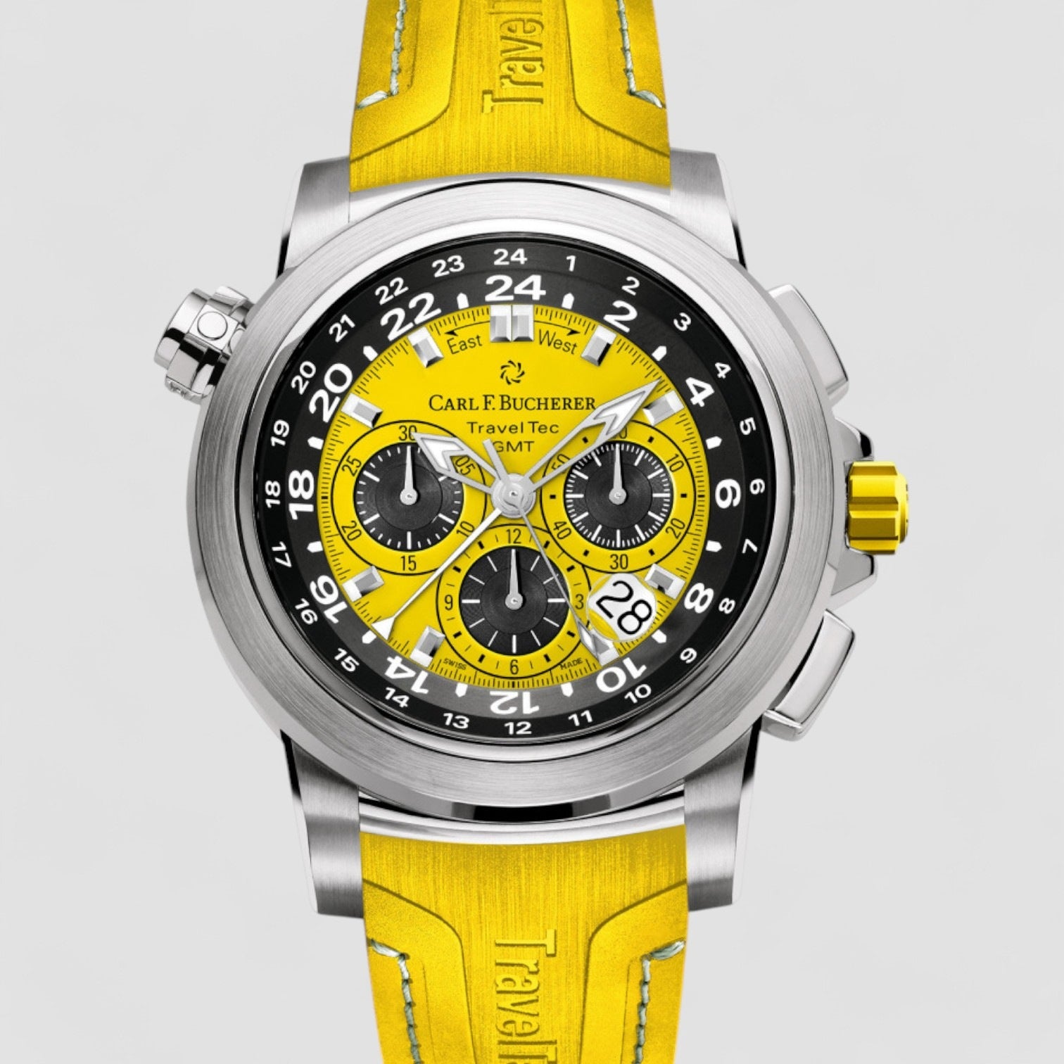 Patravi TraveTec Color Edition (Yellow) Men's Watch