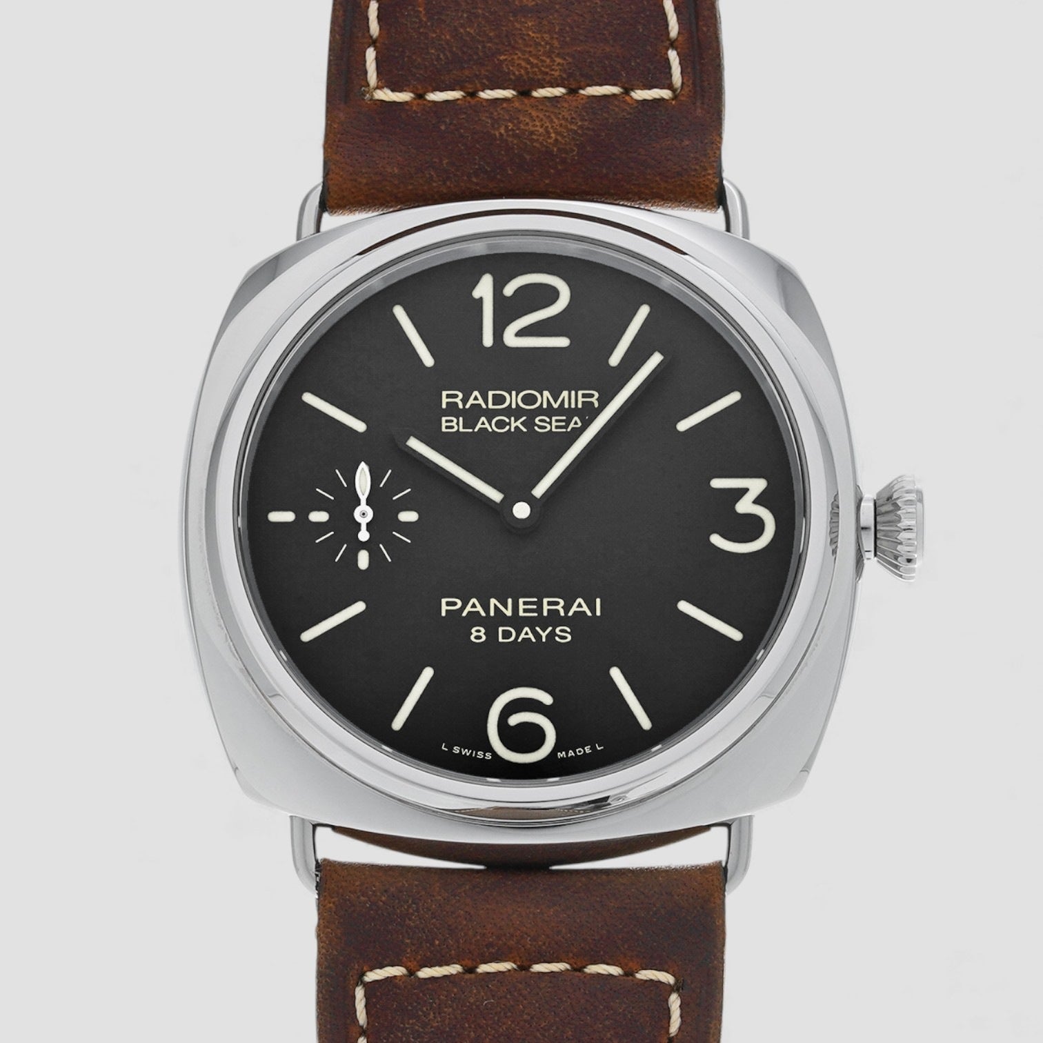 Radiomir Black Seal 8 Day Manual Wind Stainless Steel