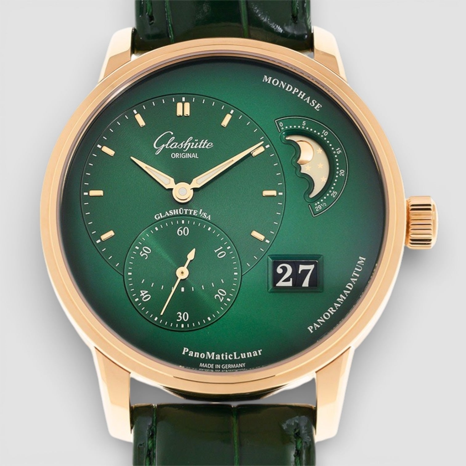 Glashutte Original ラバーベルト 347（緑色） Glashütte Original | German Luxury Watches | Geneva Watch Company