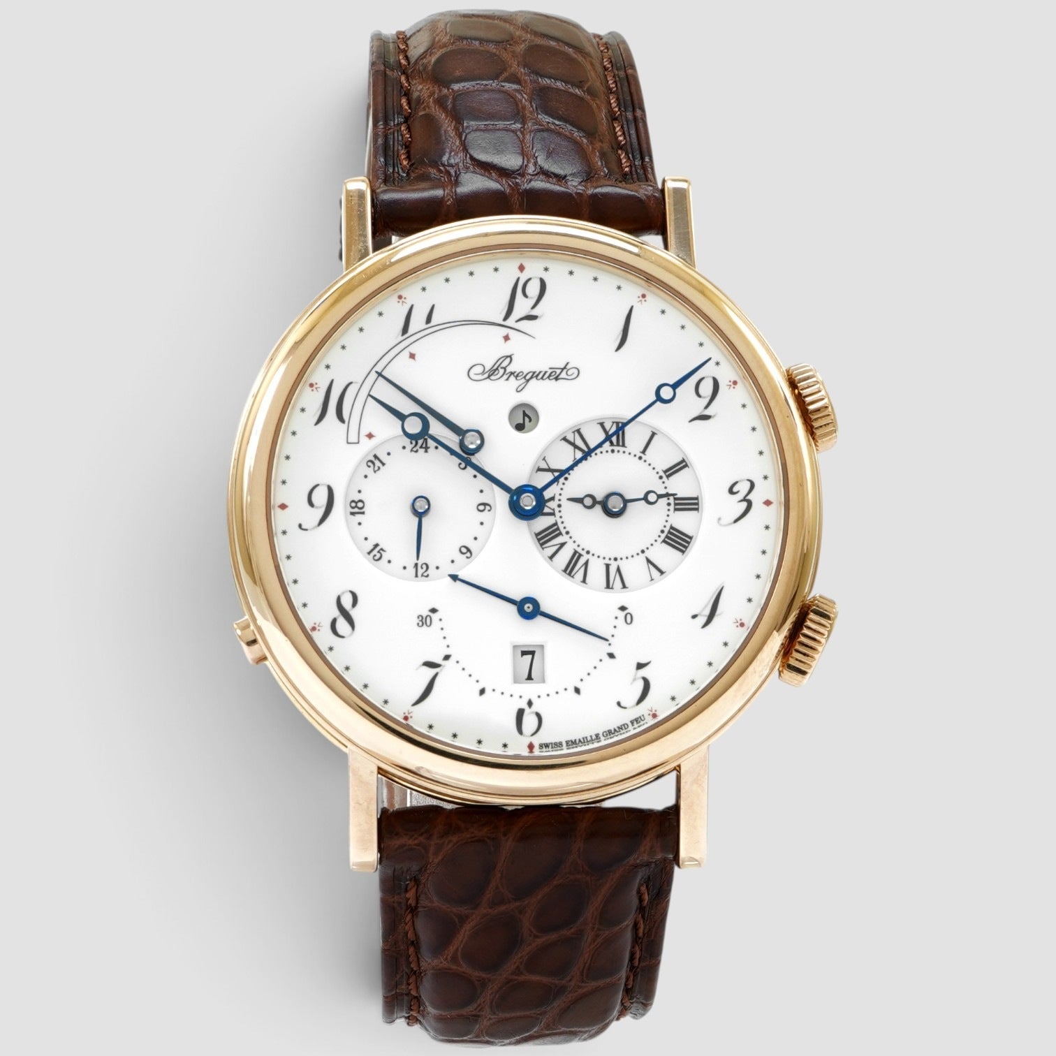 Classique Réveil du Tsar Alarm 39mm Rose Gold White Dial