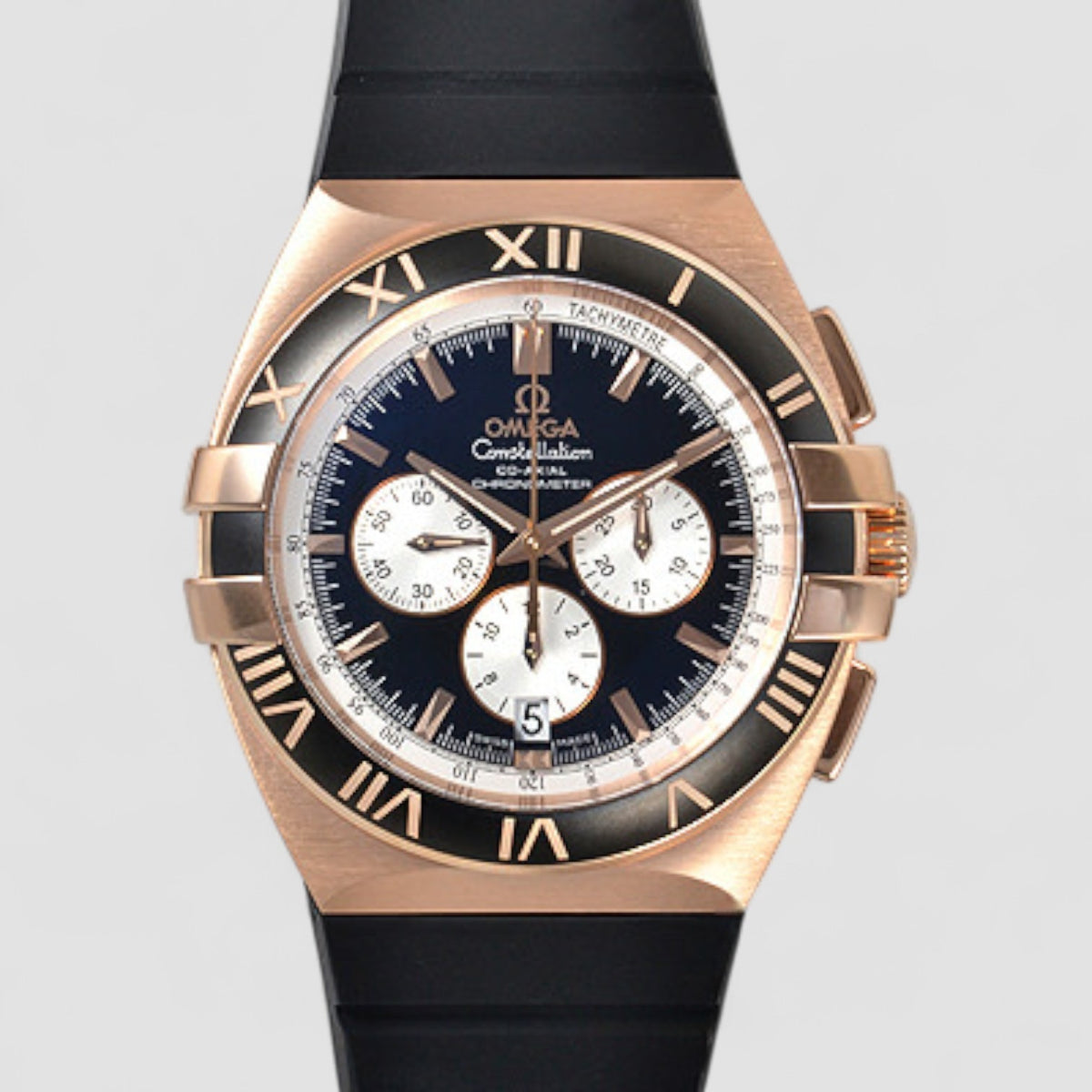 Omega Double Eagle Automatic Chronograph Mens Watch 1619.51.91