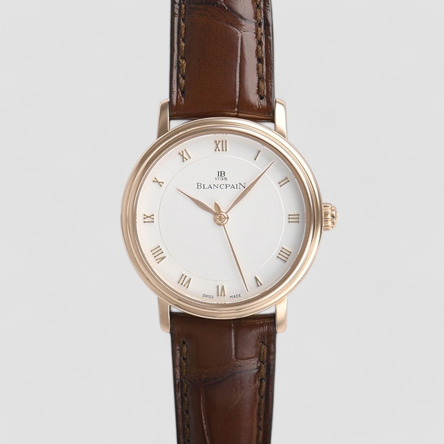 Lady Villeret Silver Dial 18K Rose Gold