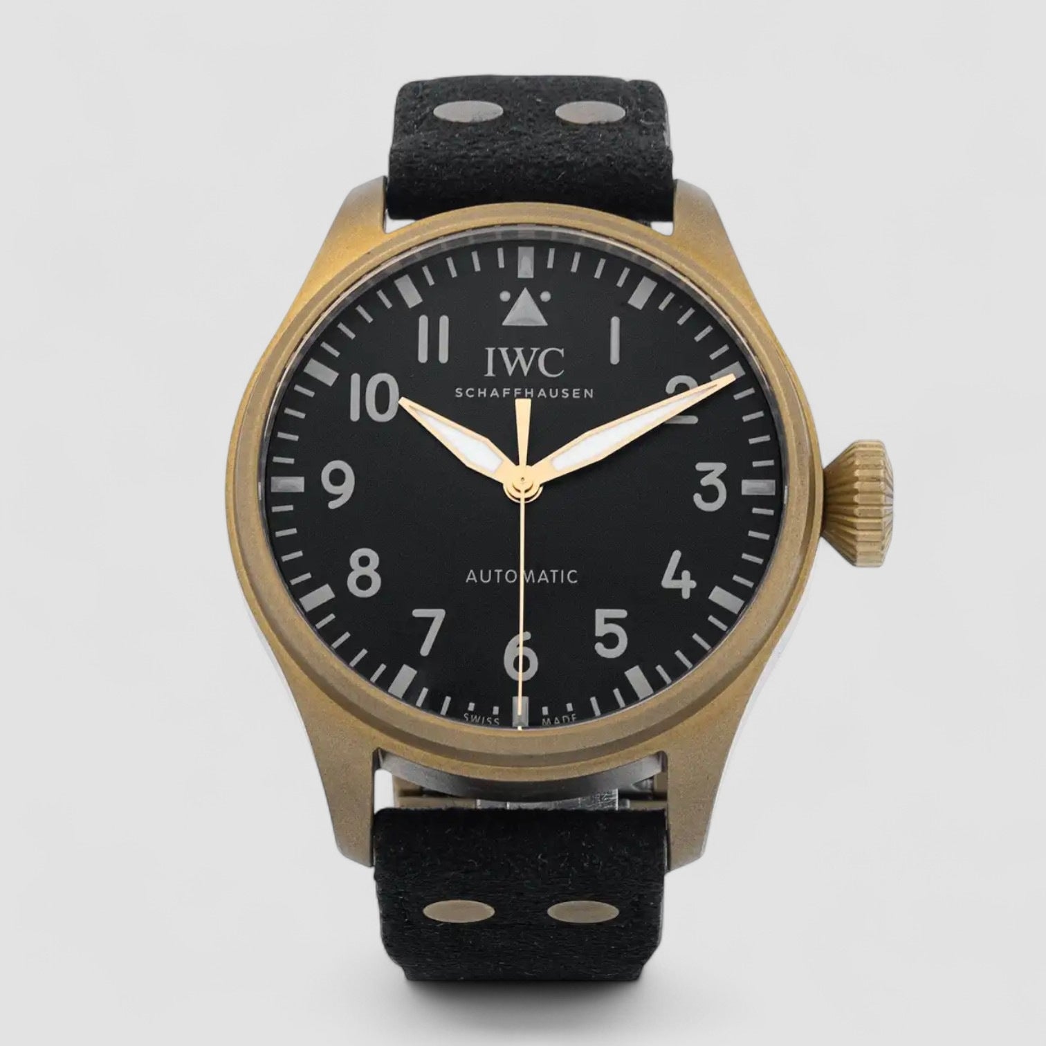 Big Pilot Black/Leather Ø43 mm