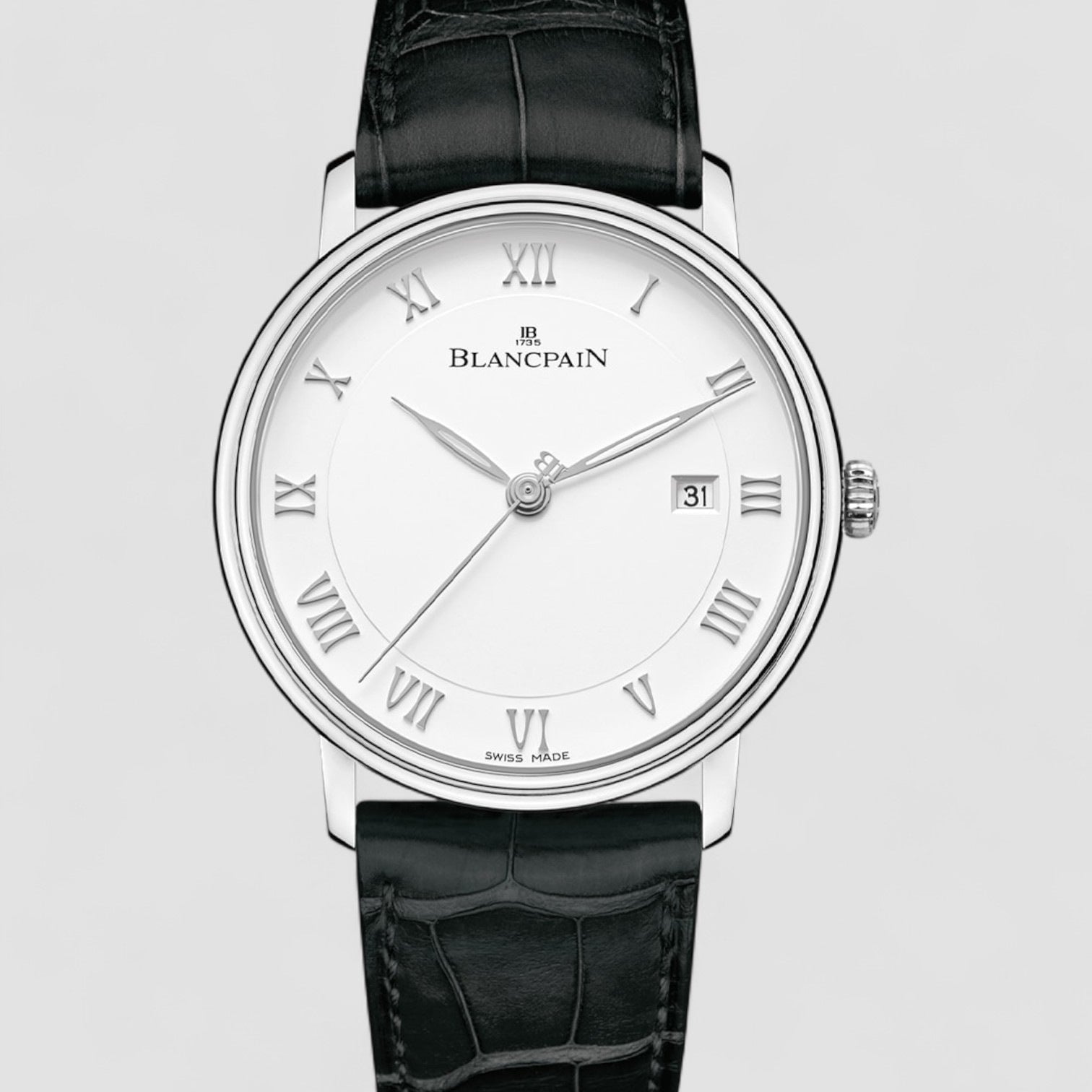 Villeret Ultraplate Steel White Diamond Dial
