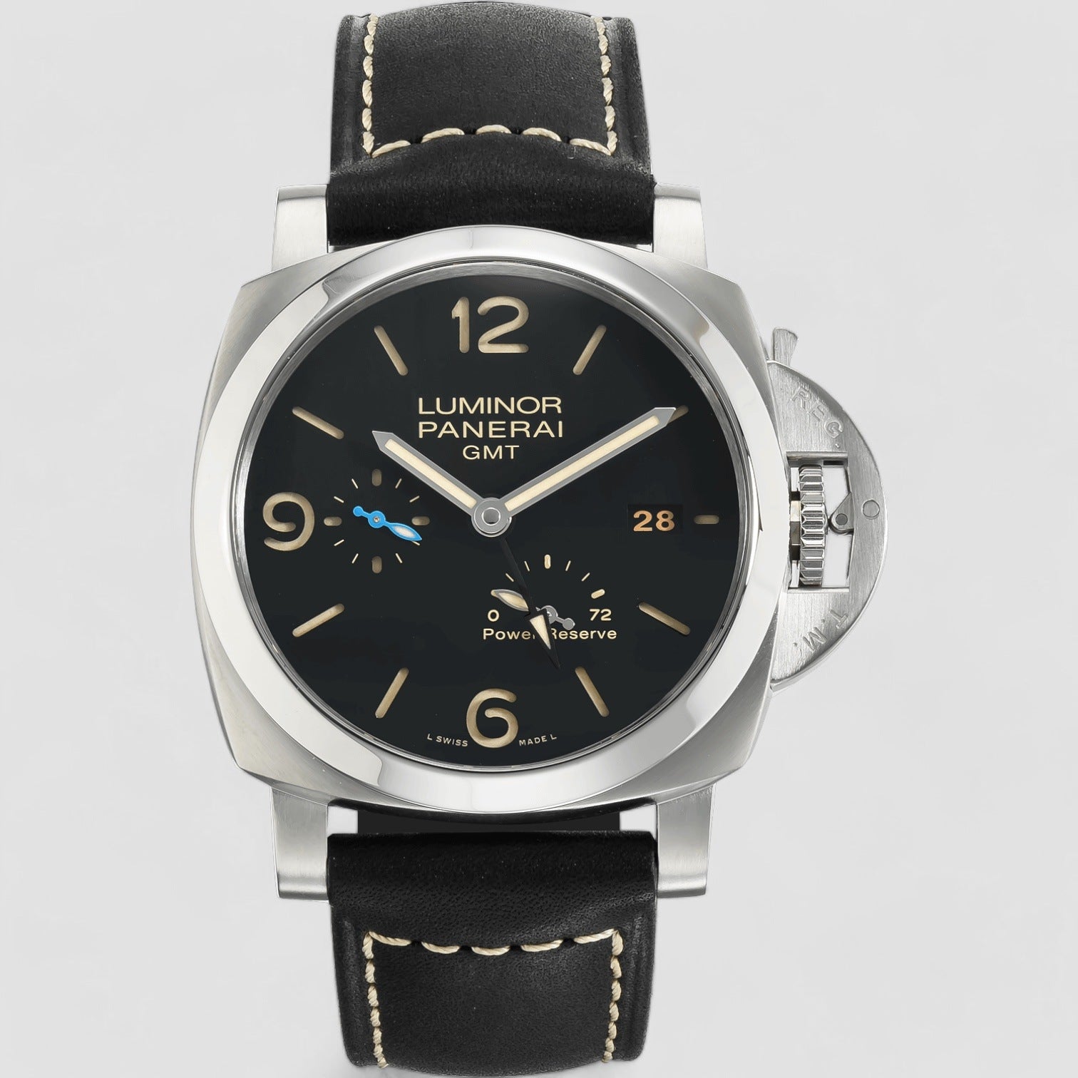 LUMINOR GMT POWER RESERVE STAINLESS STEEL AUTOMATIC