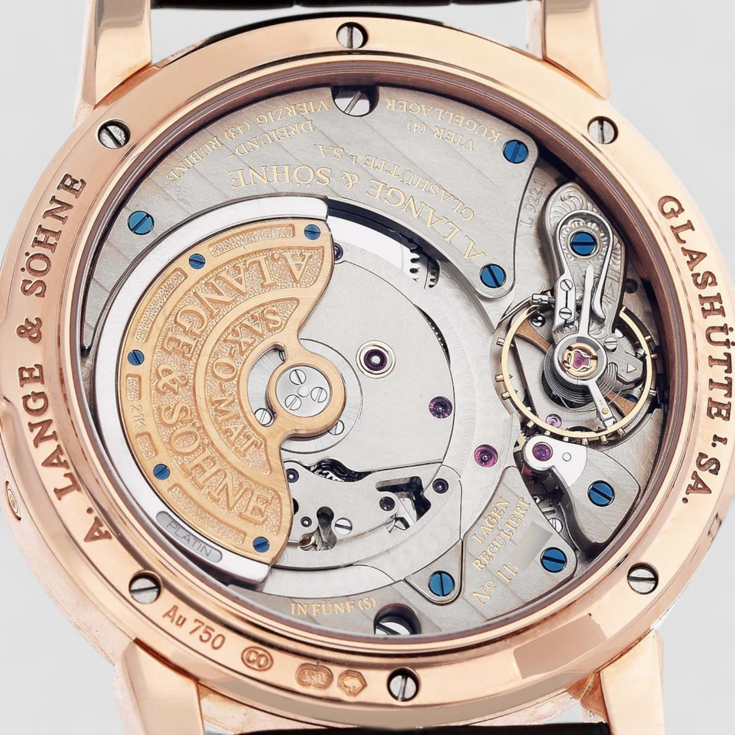 Langematik Perpetual Calendar 310.032 18K Rose Gold