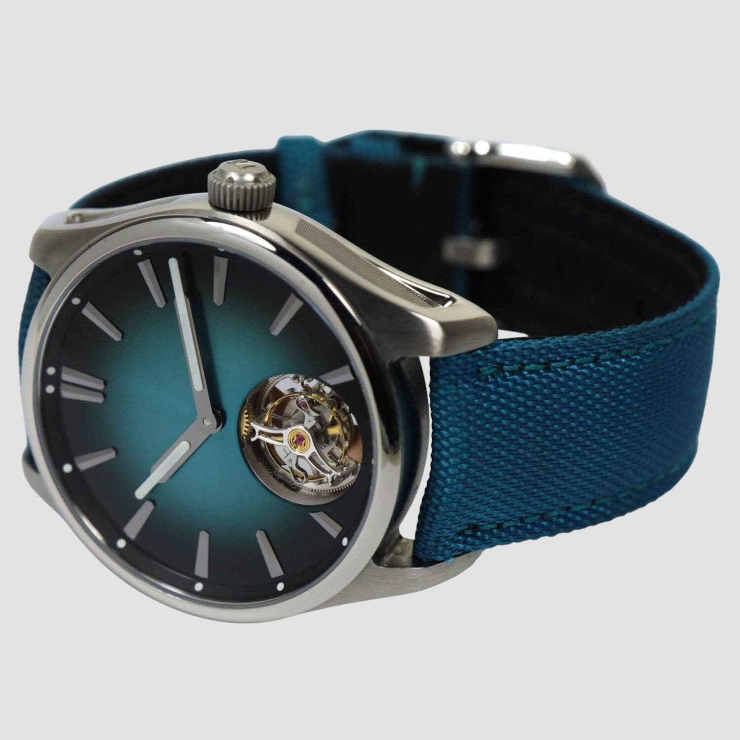 Pioneer Tourbillon 3804 'Blue Lagoon' Limited Steel