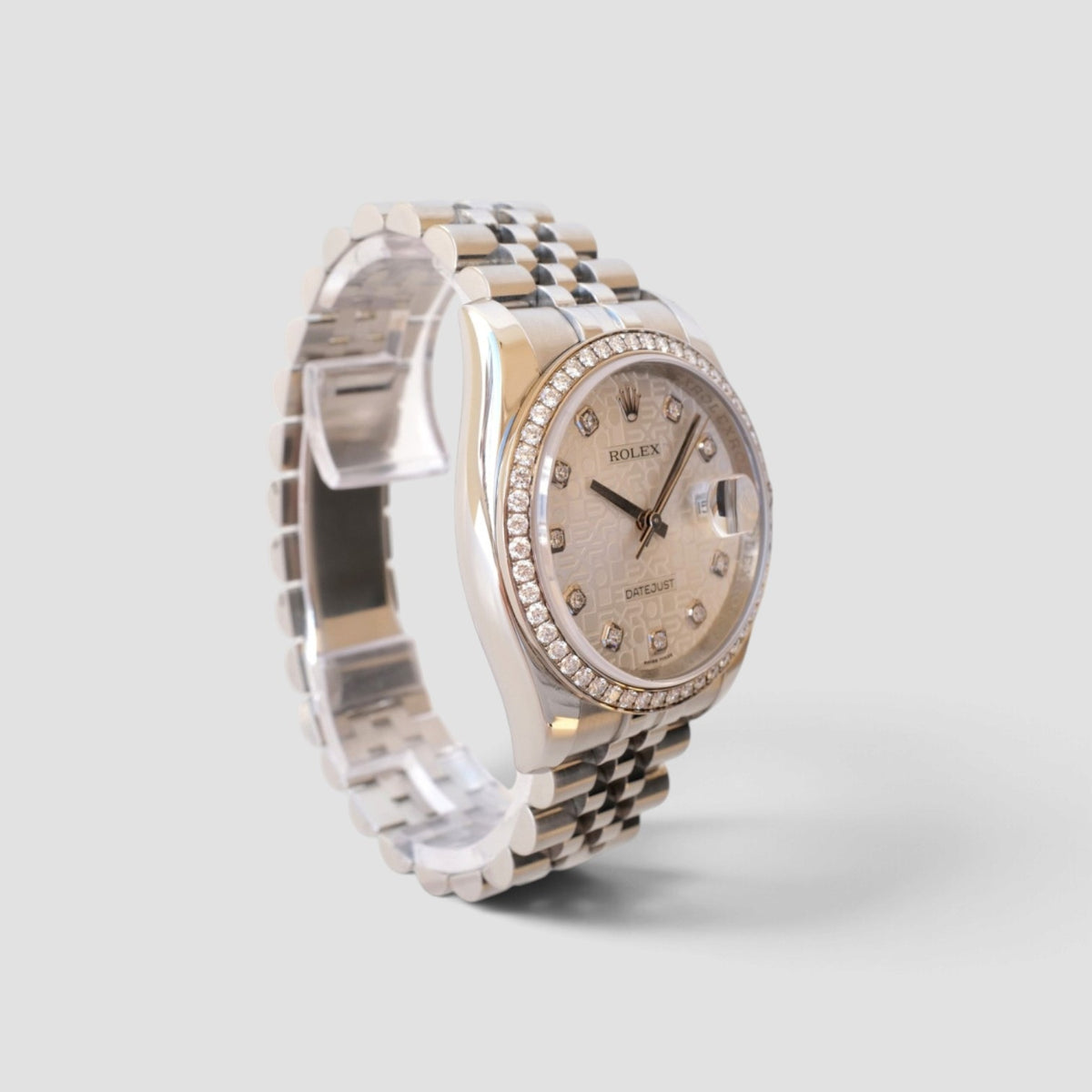 Datejust 36 Silver Computer Diamond Dial Jubilee