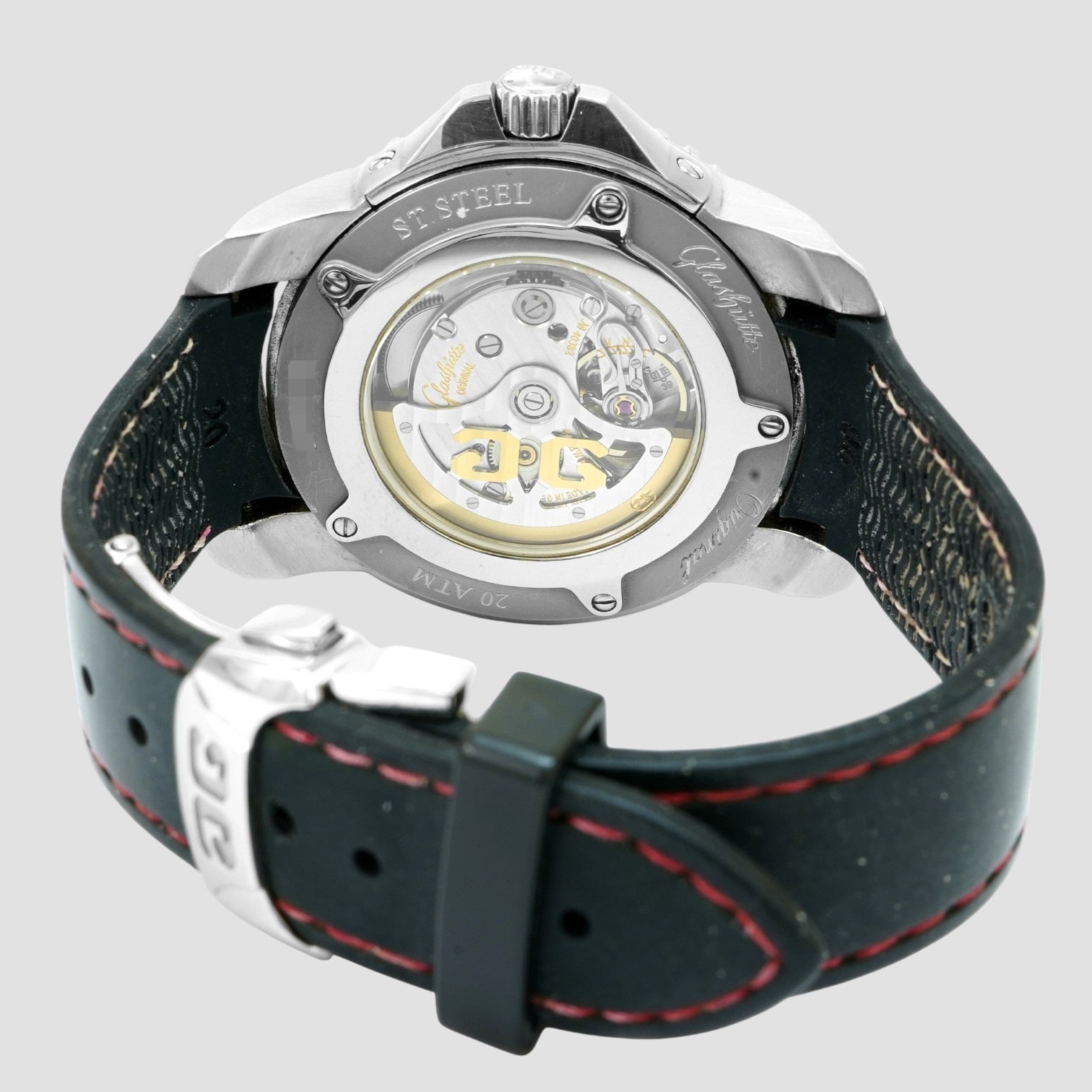 Sport Evolution Panorama Date SS Black Dial