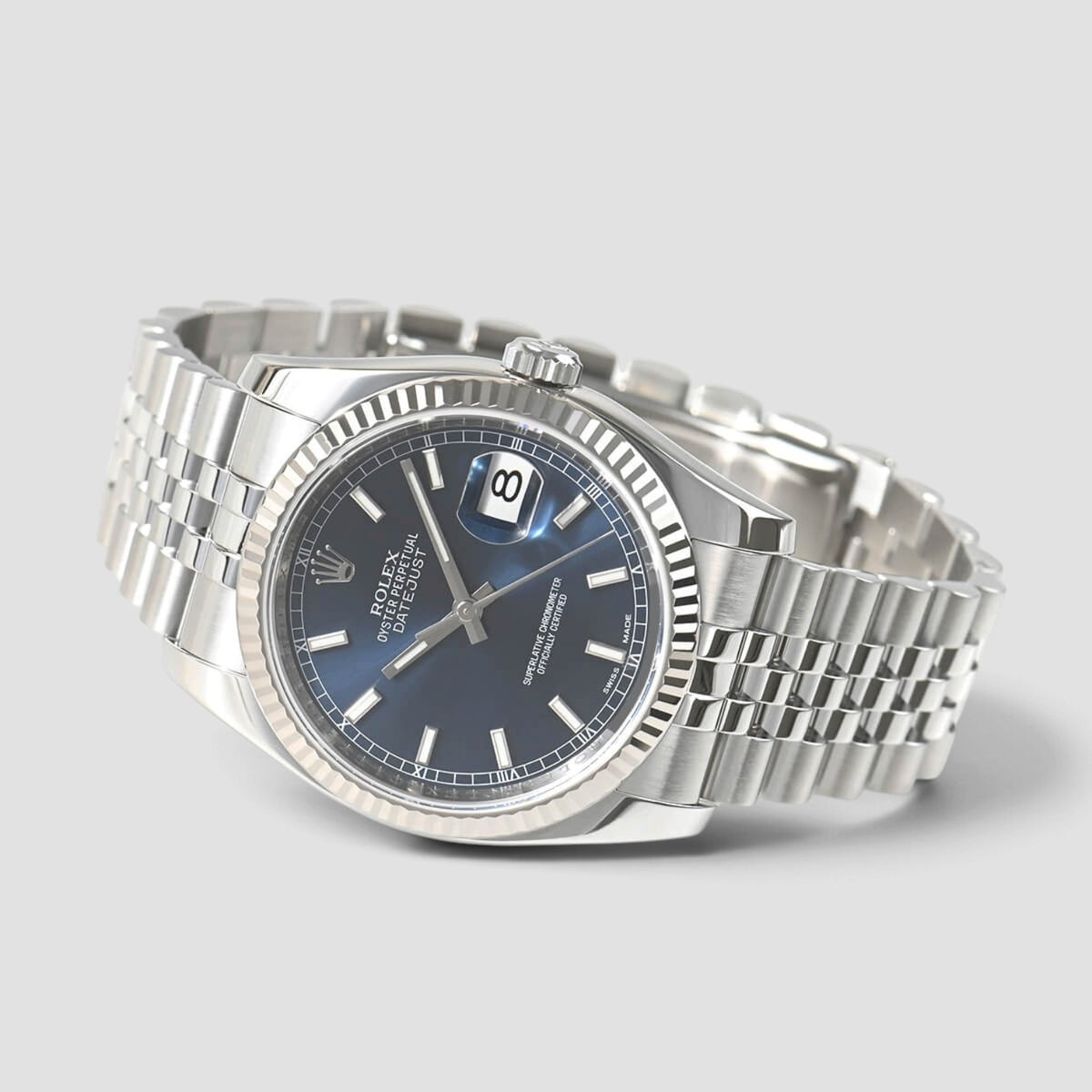 Datejust 36 Blue Dial Roulette Date Jubilee
