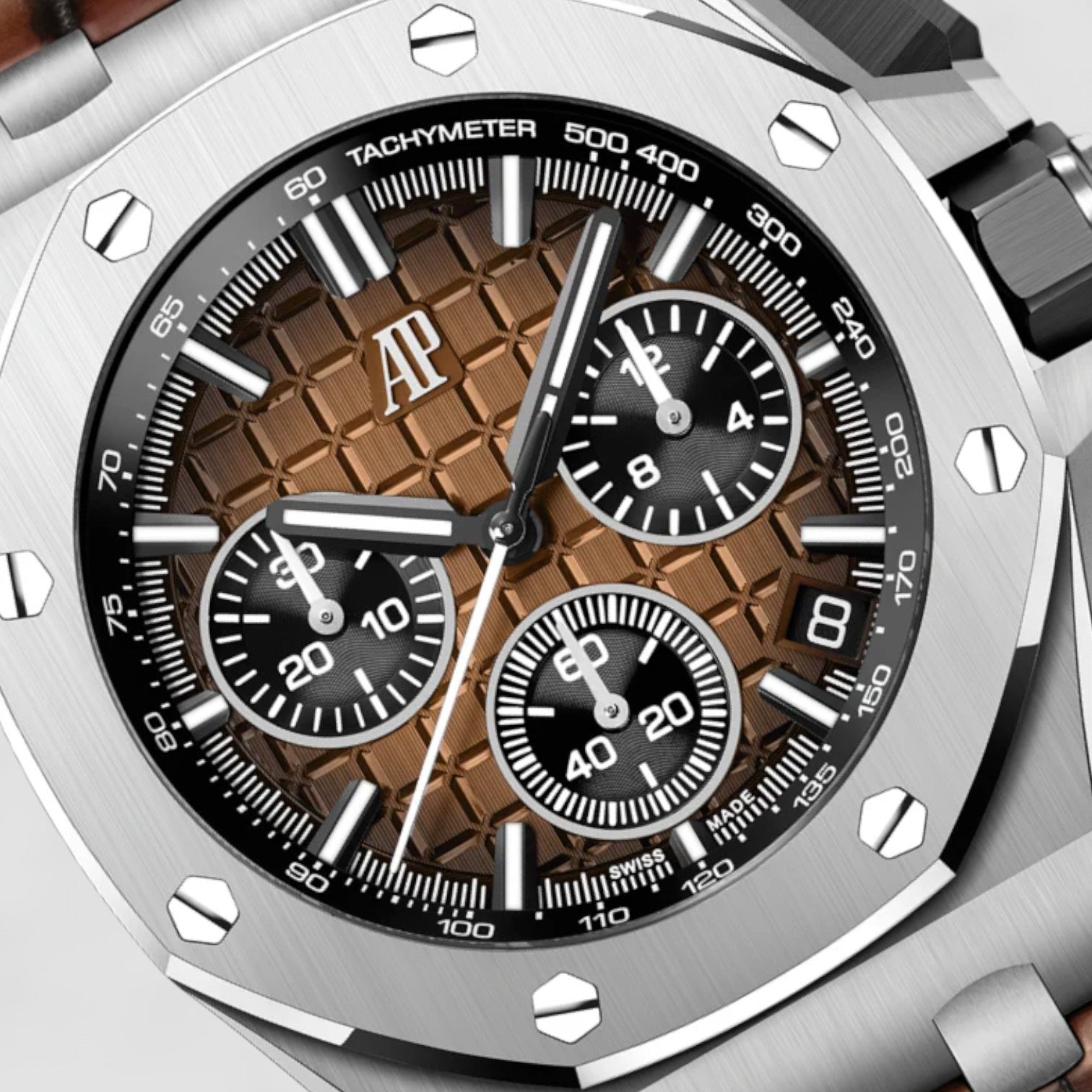 Royal Oak Offshore Chronograph Méga Tapisserie Brown Dial