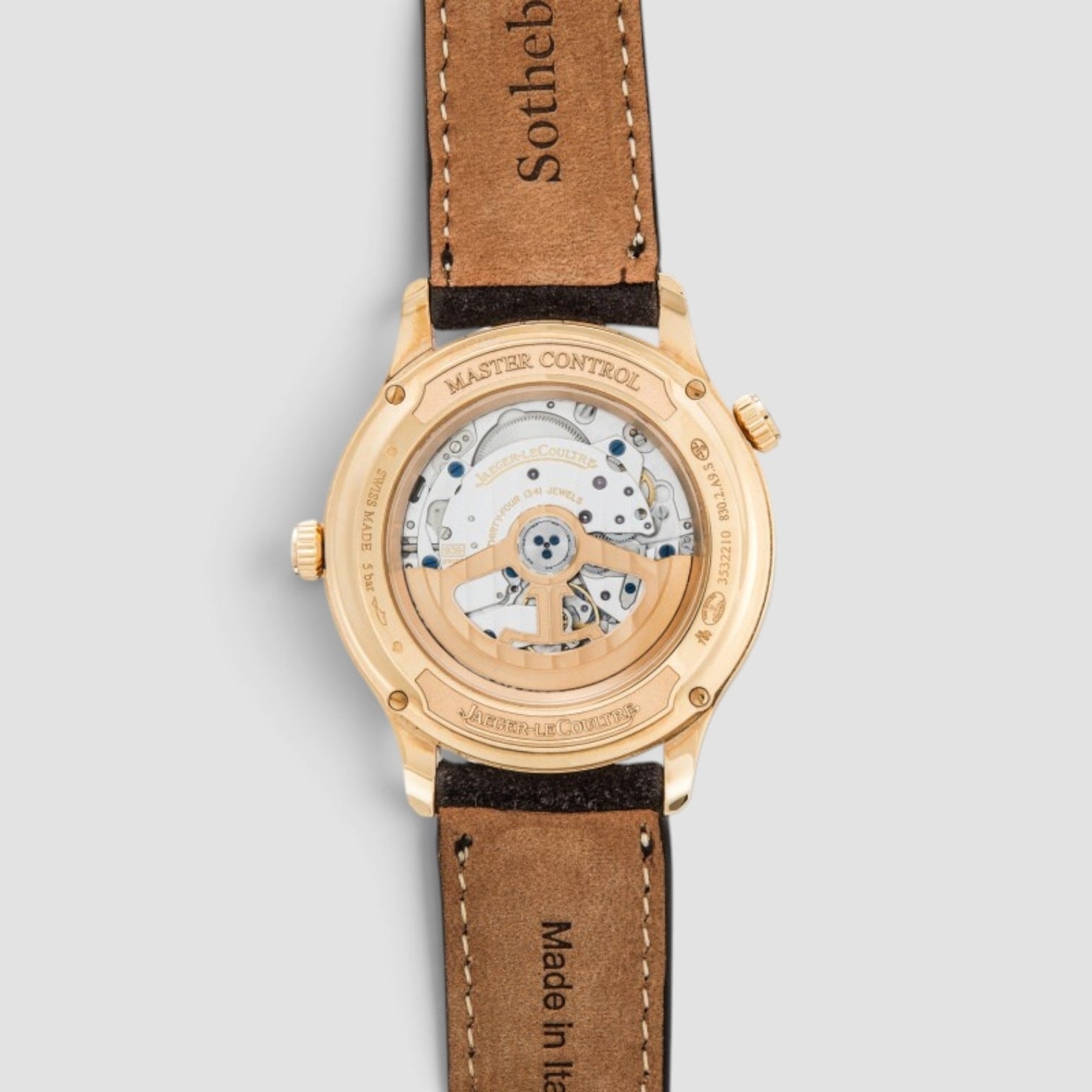 Master Geographic 40mm Rose Gold White Dial
