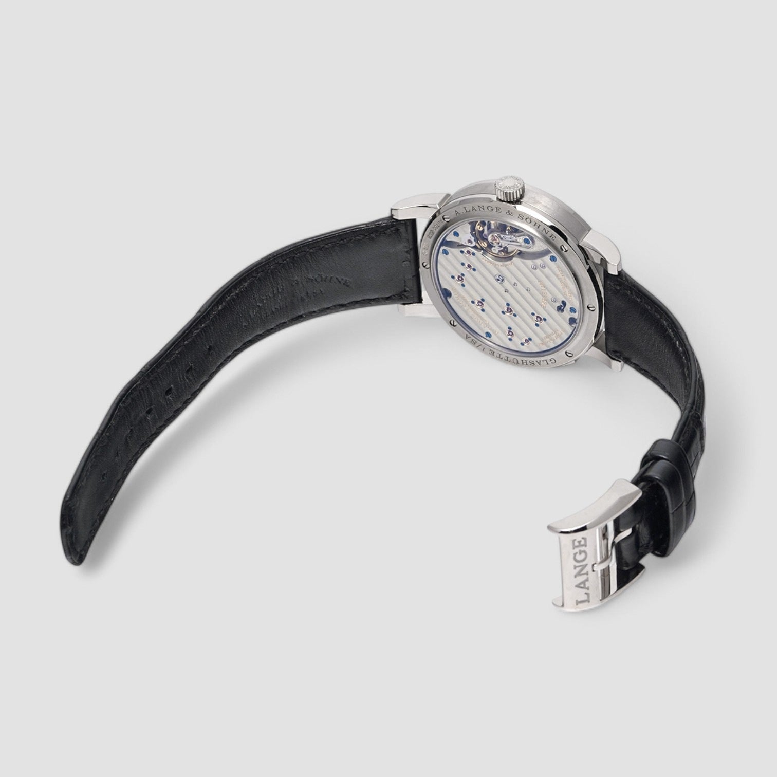 Lange 1 Moon 18K White Gold Black Dial
