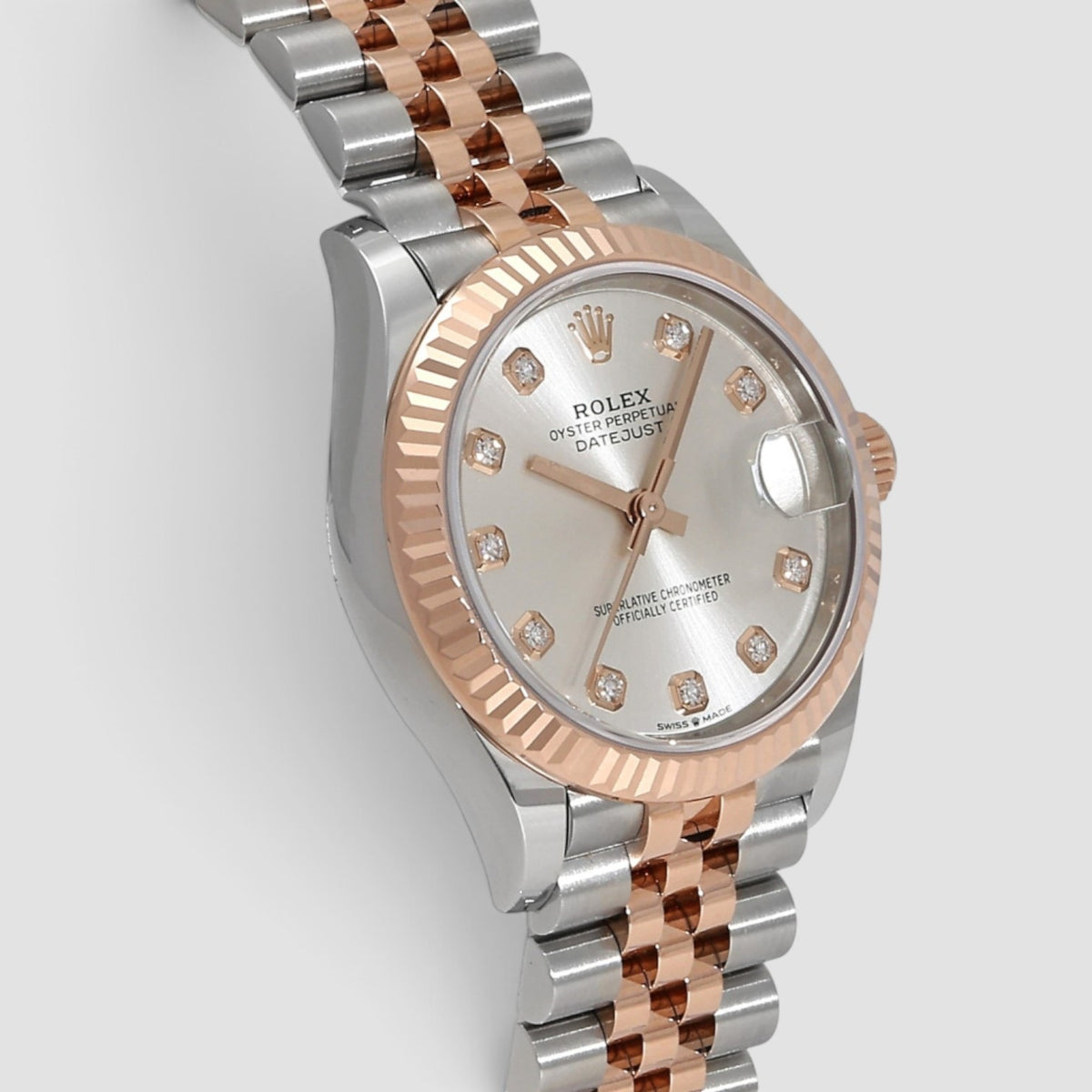 Datejust 31 Silver Diamond Dial Jubilee