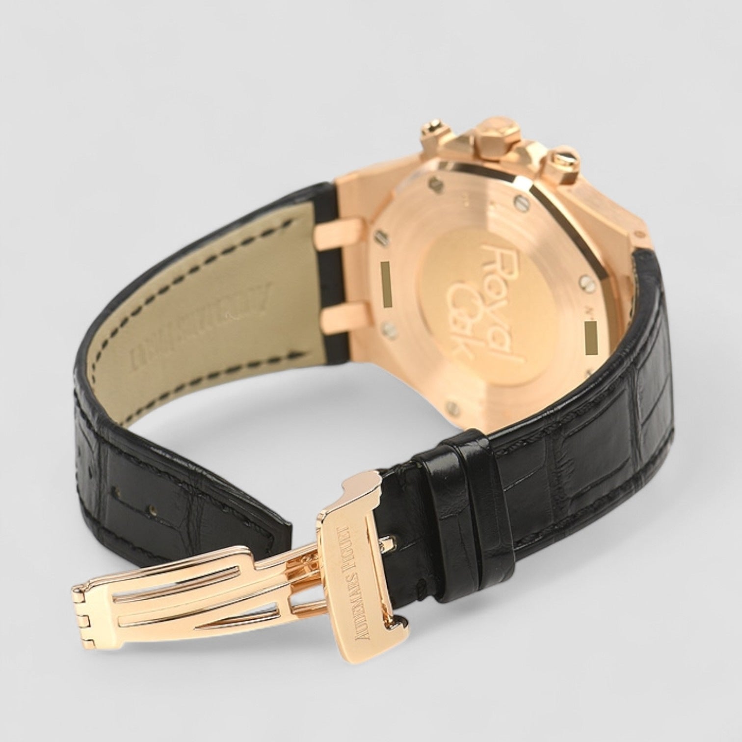 Royal Oak Chronograph Black Dial / Black Strap
