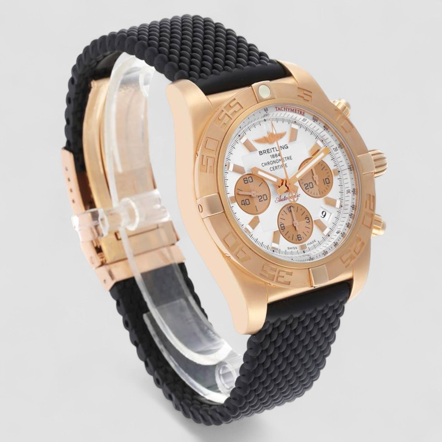 Chronomat Evolution Rose Gold Mens Watch