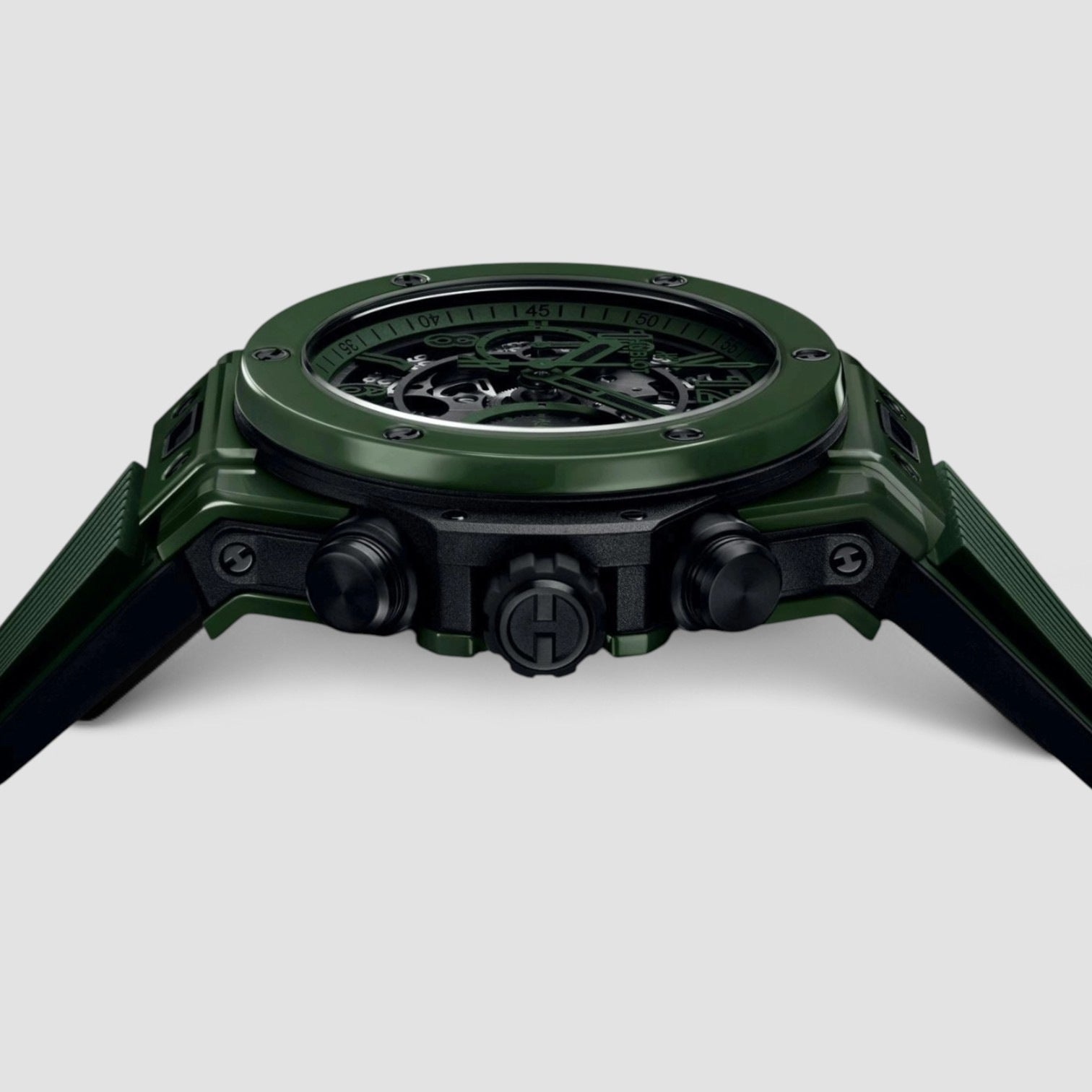 Big Bang Unico Dark Green Ceramic Automatique Cadran 42mm