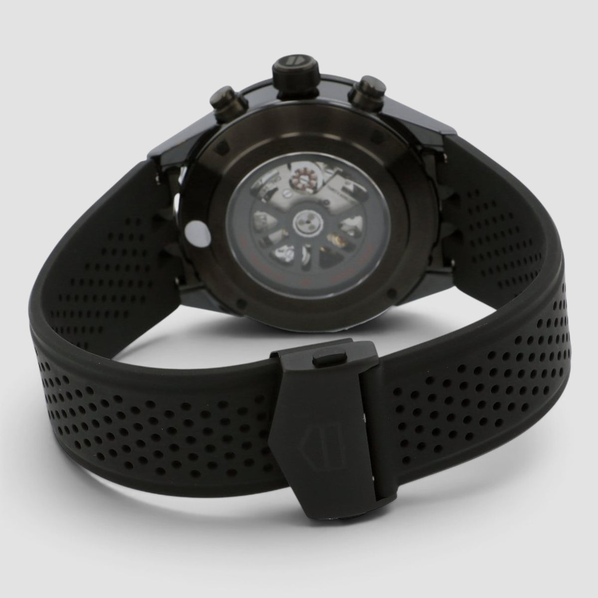 Carrera Calibre HEUER 01 Black Ceramic Skeleton Chronograph