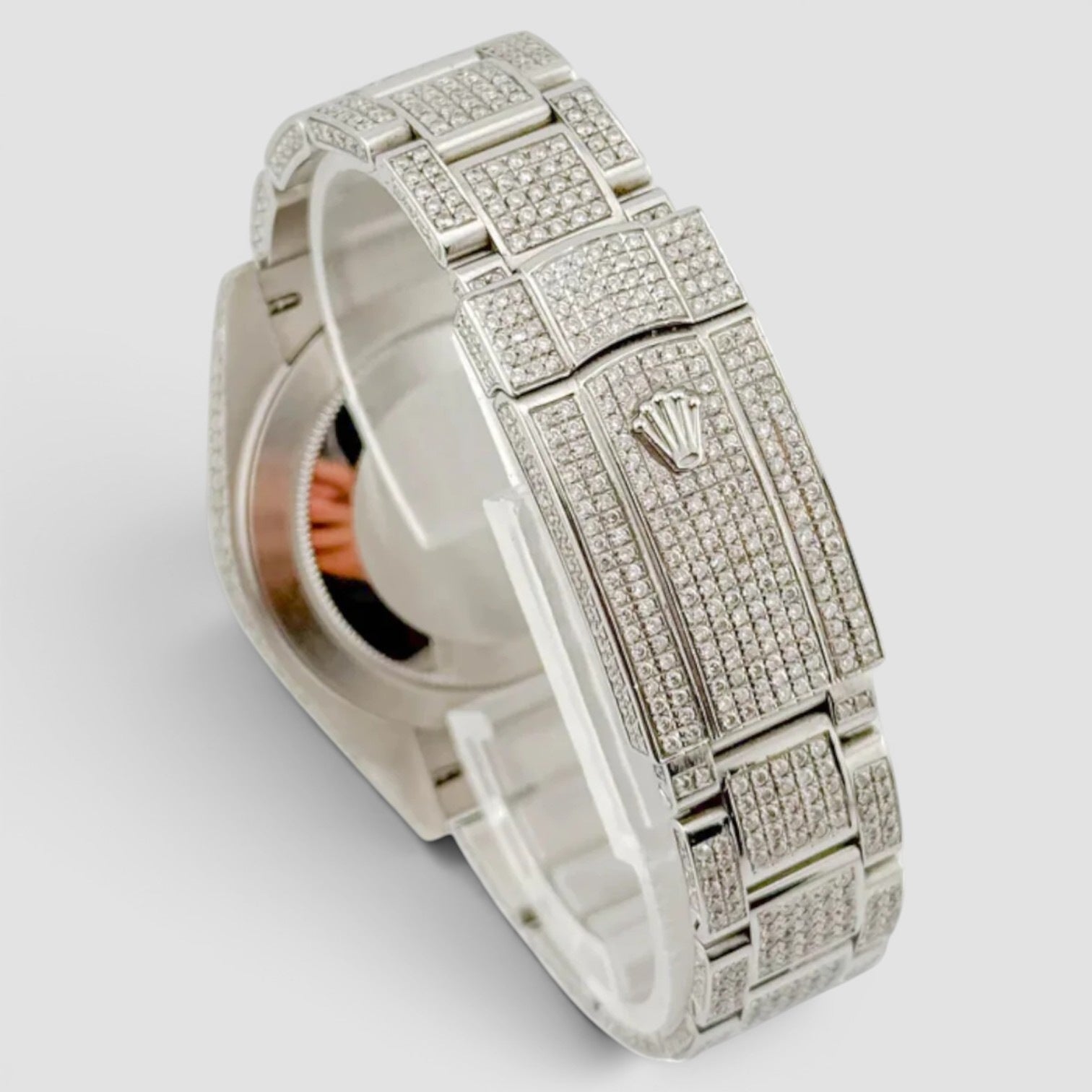 DATEJUST 41MM OYSTER – RAINBOW - ARABIC DIAL ICED OUT