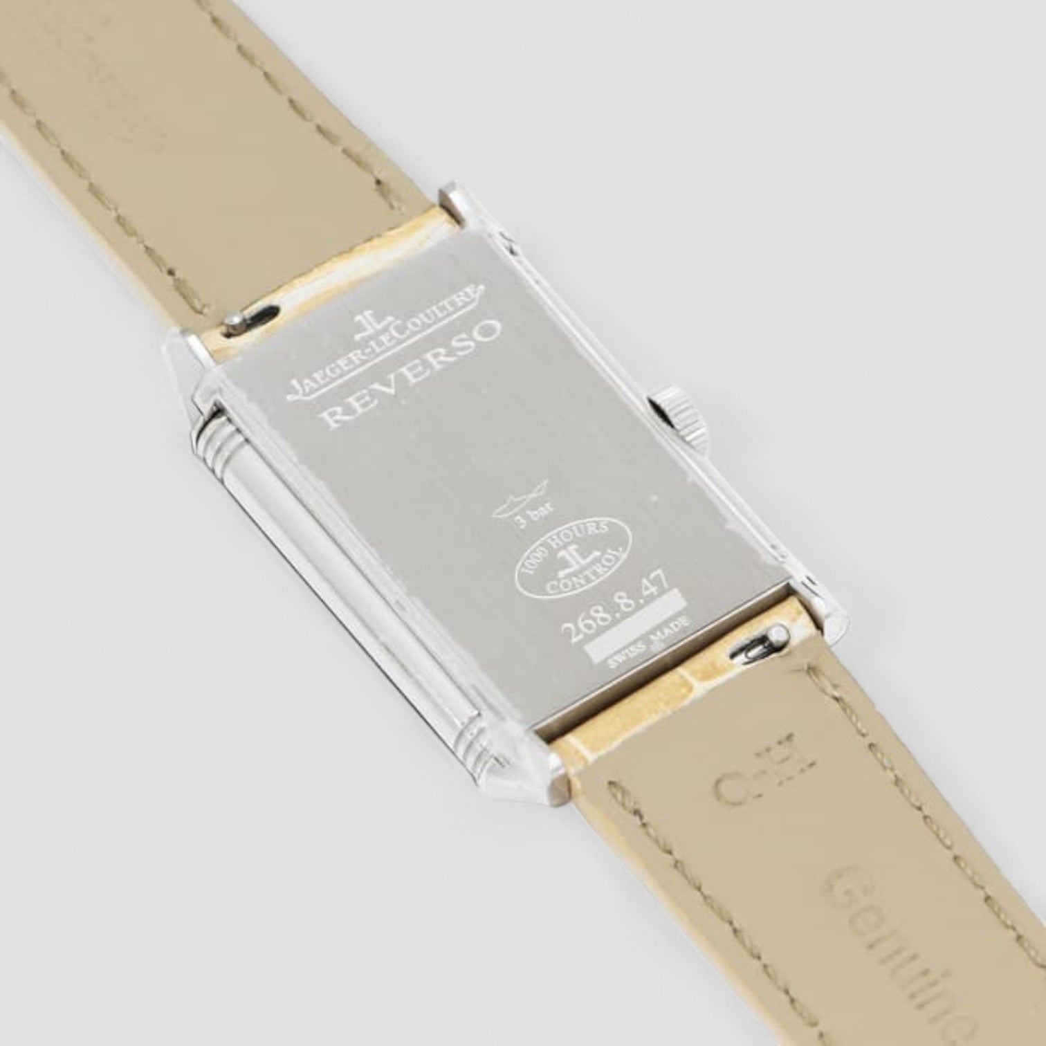 Reverso Classique Brown Leather Ladies Watch