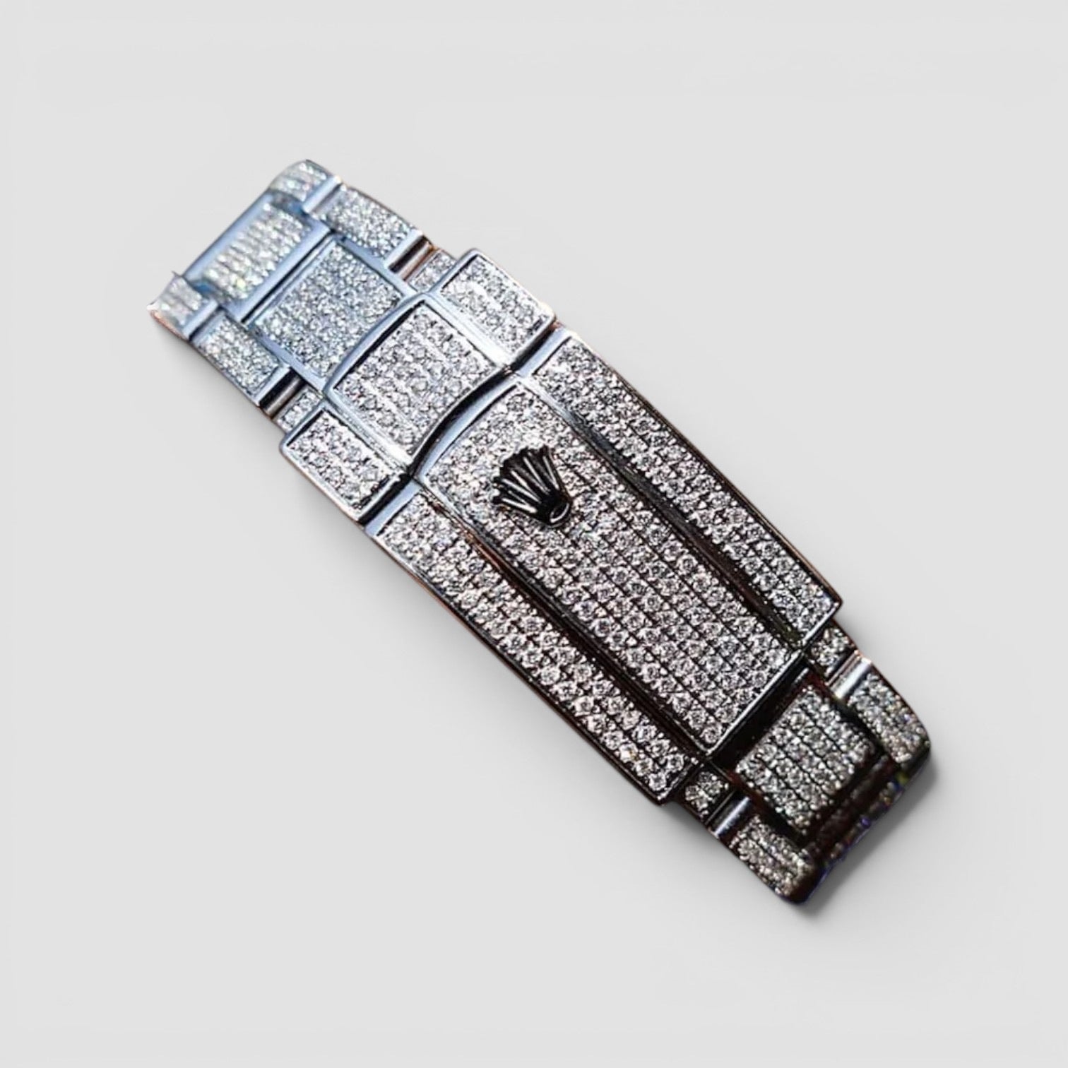 Datejust 41 "Wimbledon" Custom Diamond-Set Pavé Bezel