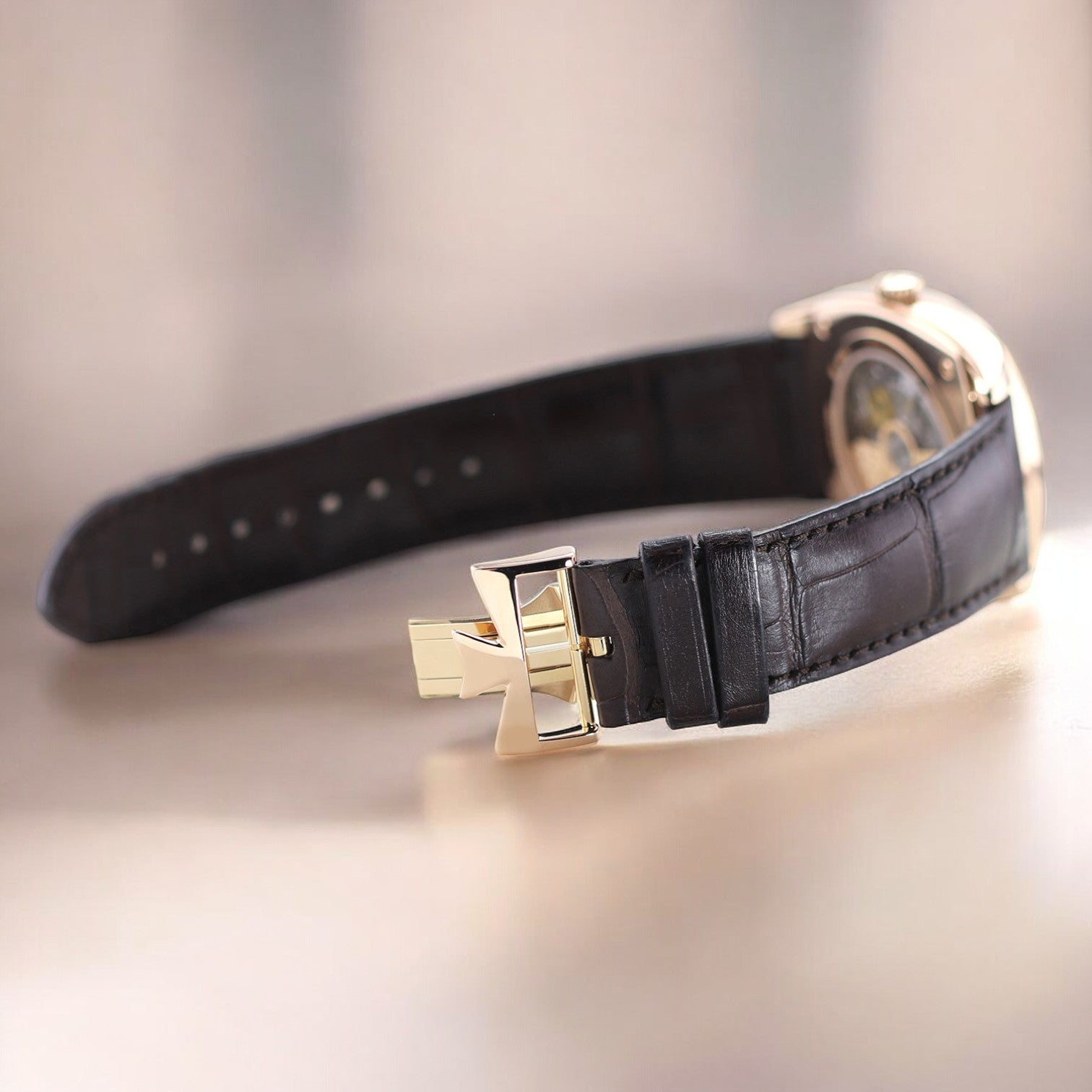 Harmony Dual Time 18K Rose Gold Anniversary