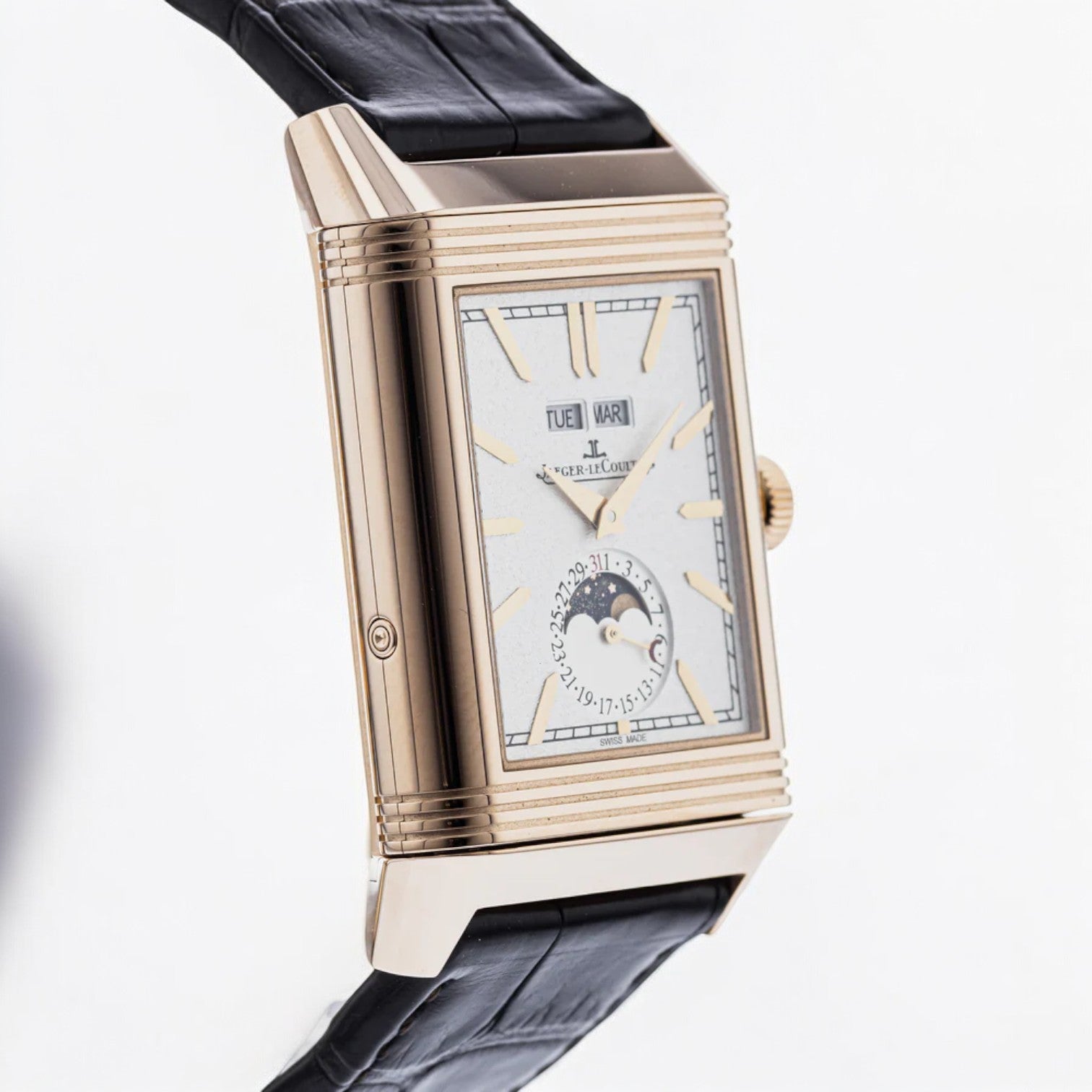 Reverso Tribute Calendar 18K Rose Gold