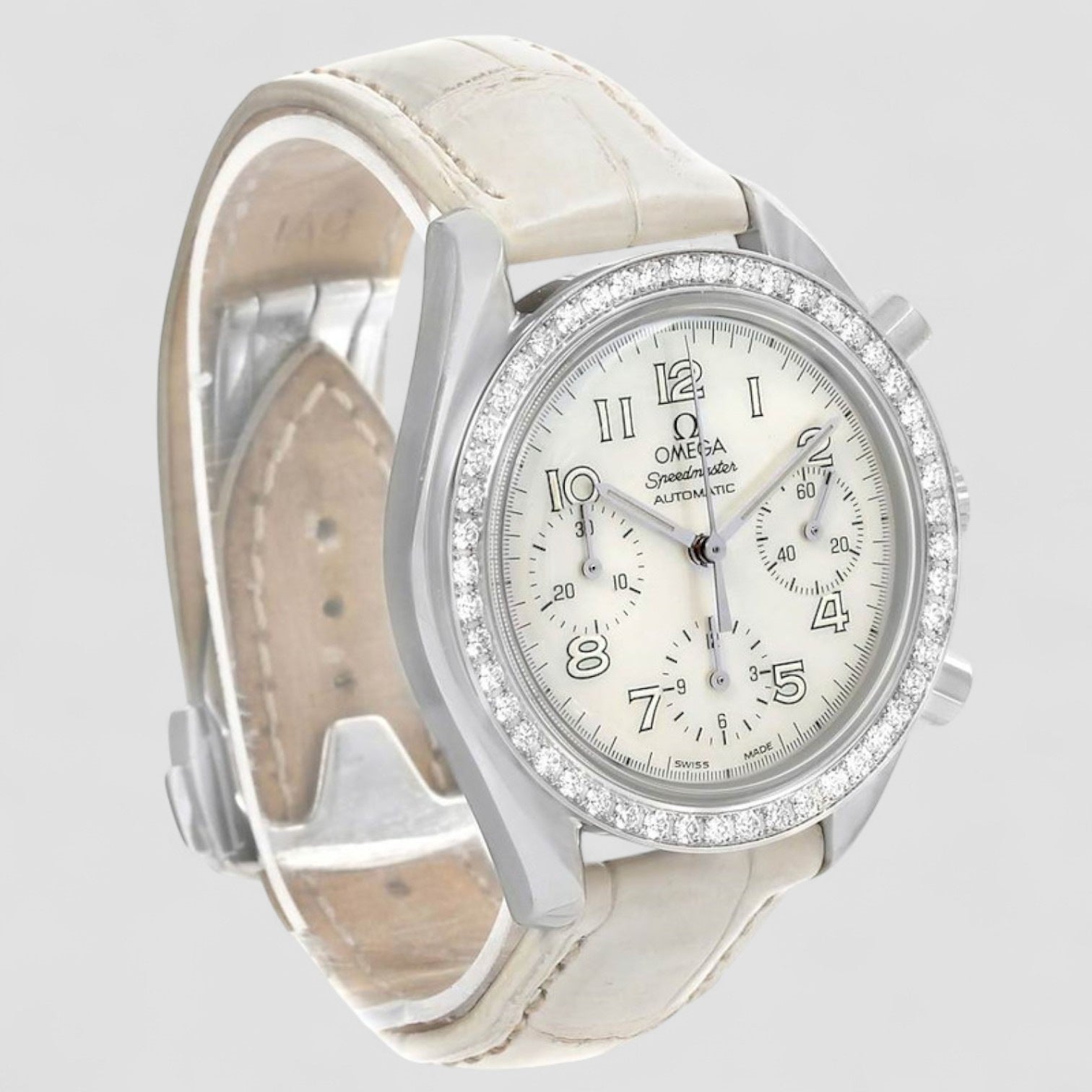 Speedmaster Ladies Diamond MOP Dial Watch