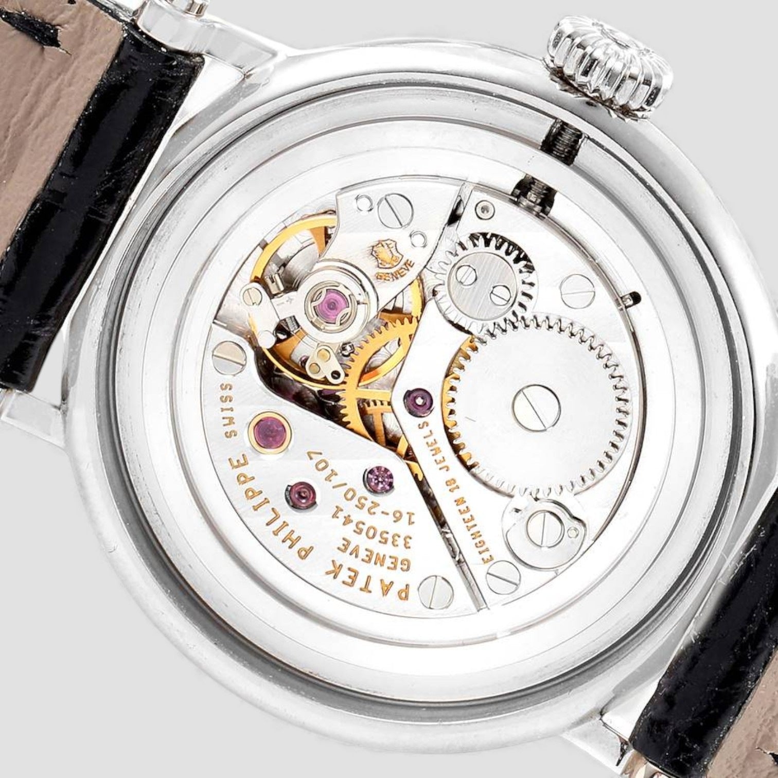 Calatrava Officer White Gold Ladies Watch