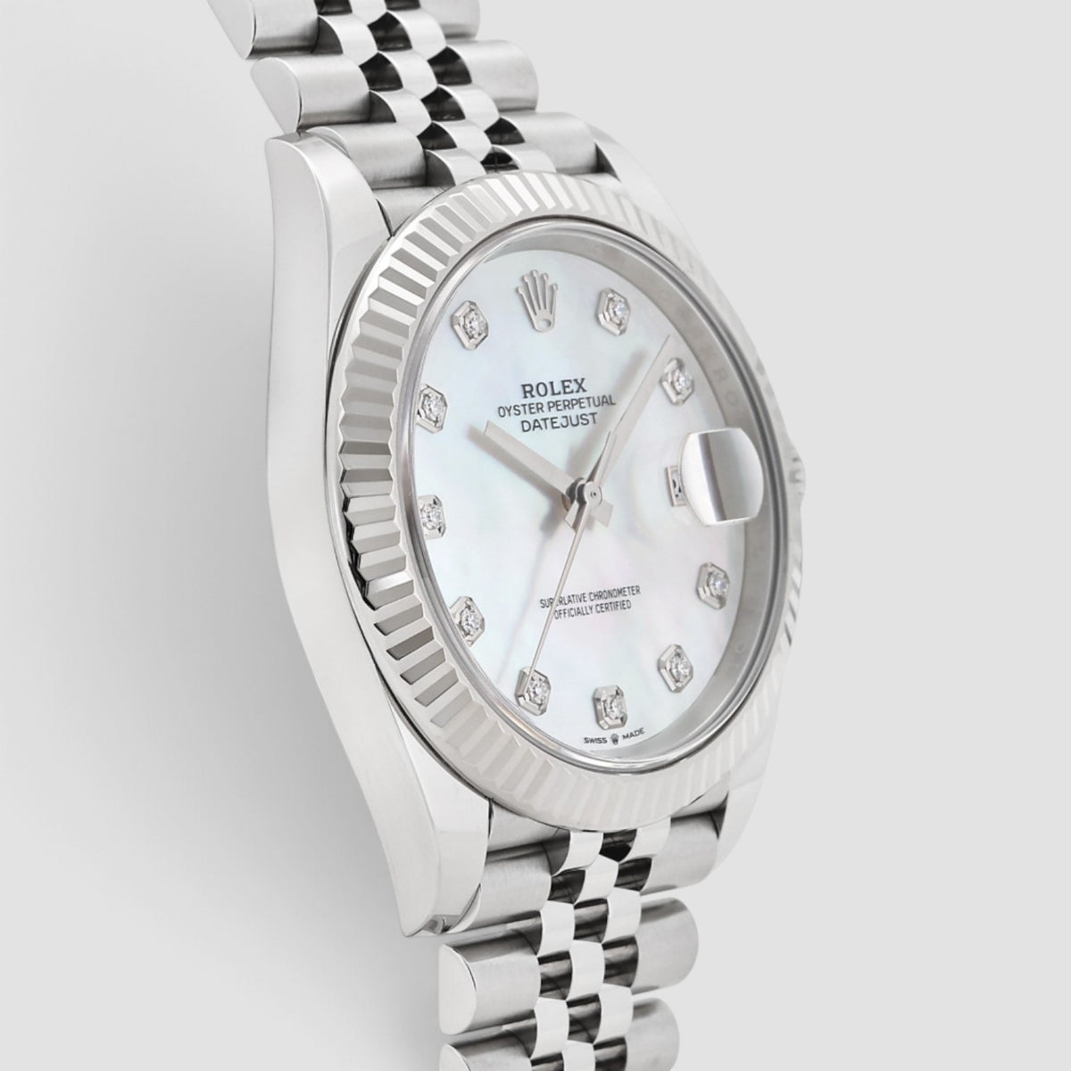 Datejust 41 Mother-of-Pearl Diamond Dial Jubilee