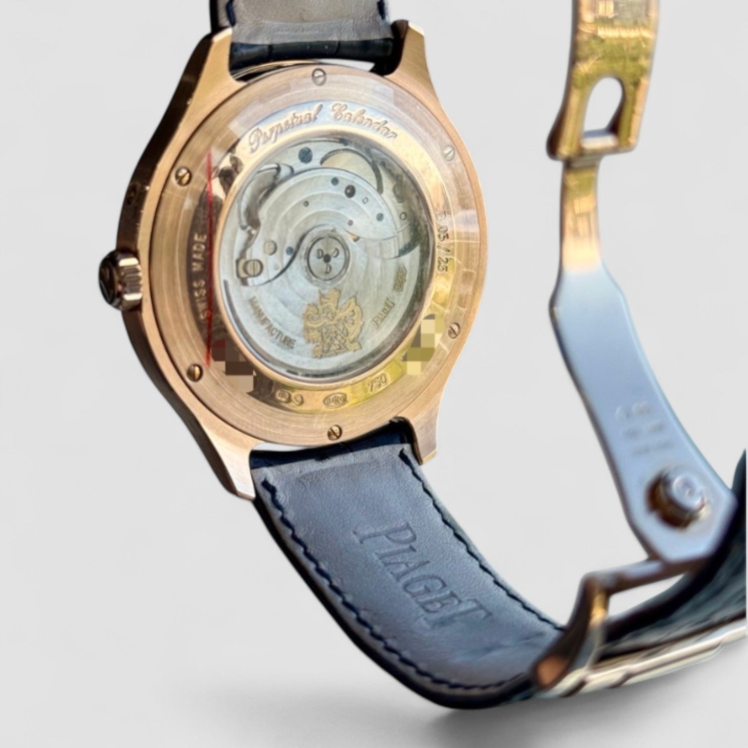 Emperador Coussin Perpetual Calendar Pink Gold