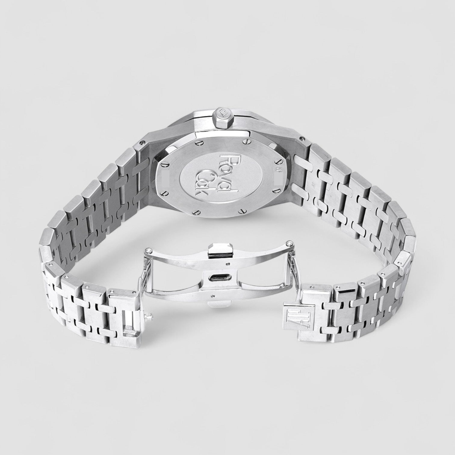 Royal Oak Dual Time SS Black Dial