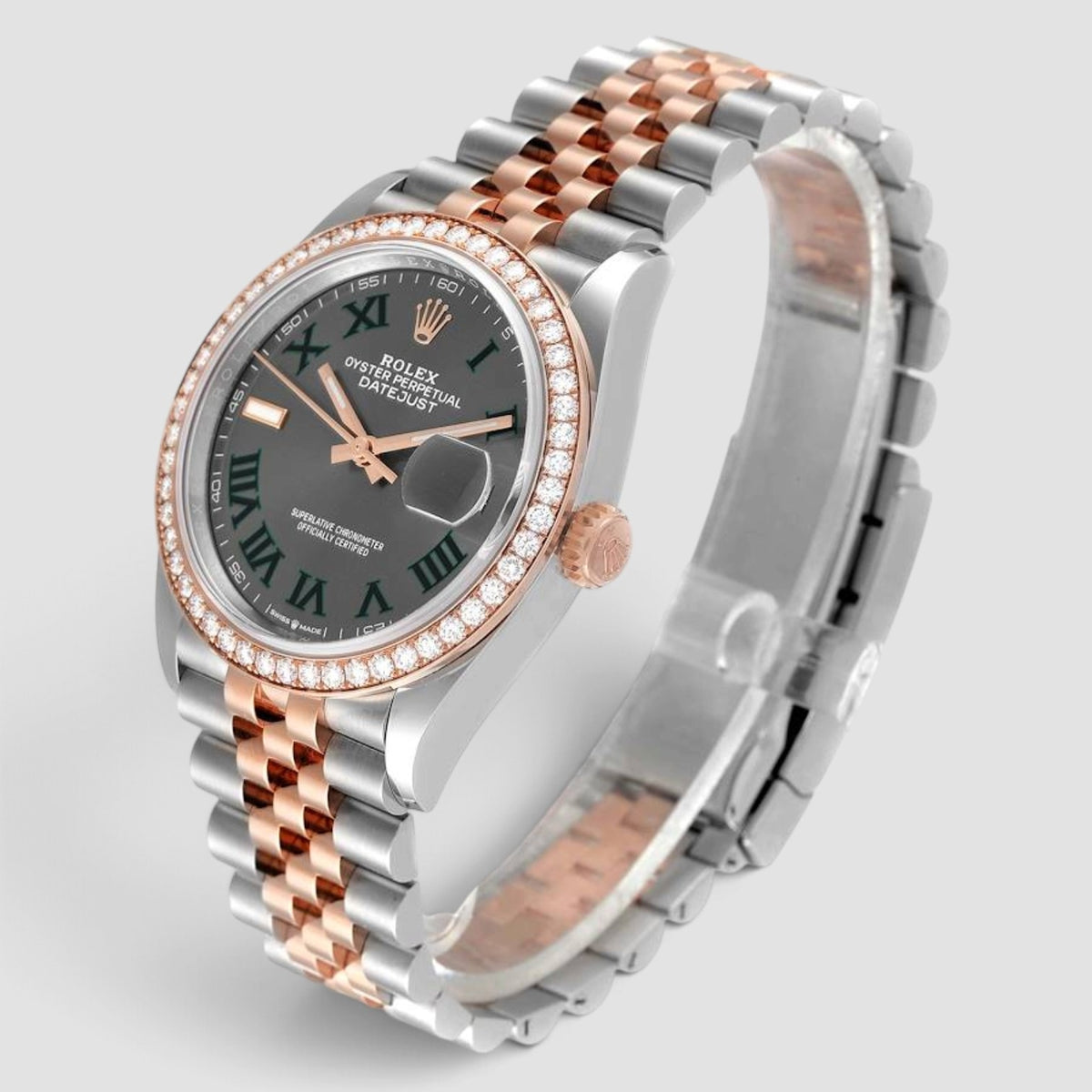 Datejust 36 Grey Olive Roman Numeral Dial Jubilee
