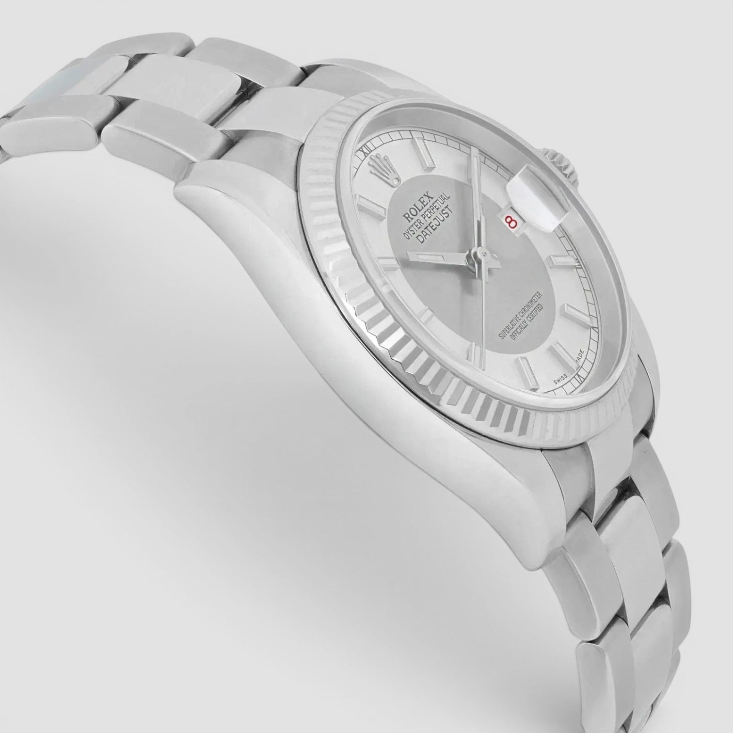 Datejust 36 Tuxedo Silver/Grey dial - Oyster Bracelet