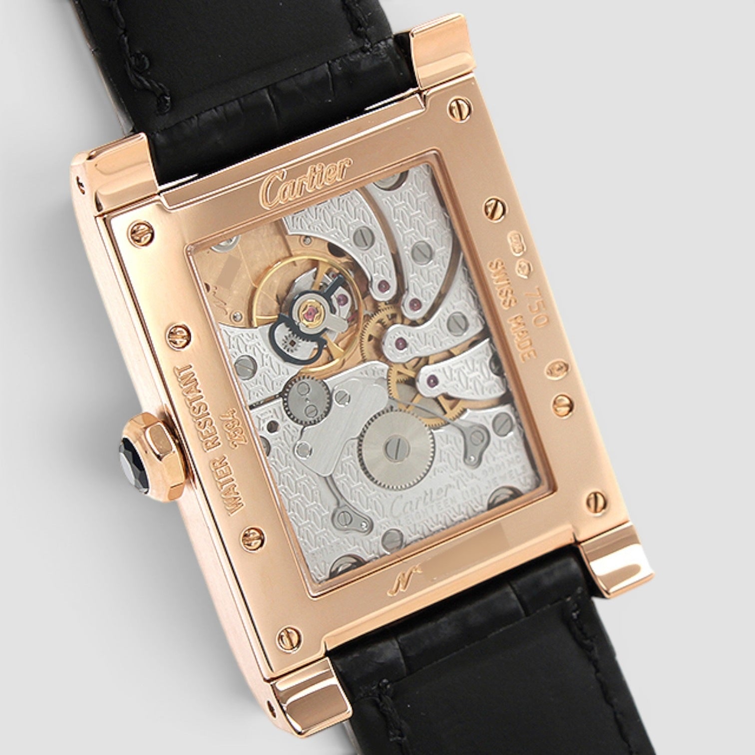 Tank à Vis Dual Time – Rose Gold
